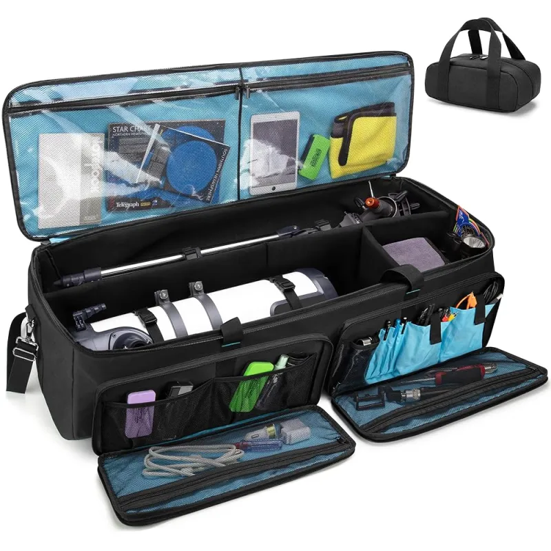 Protection et entretien : housses, valises et produits de nettoyage pour matériel astronomique