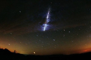 Etoiles filantes en décembre