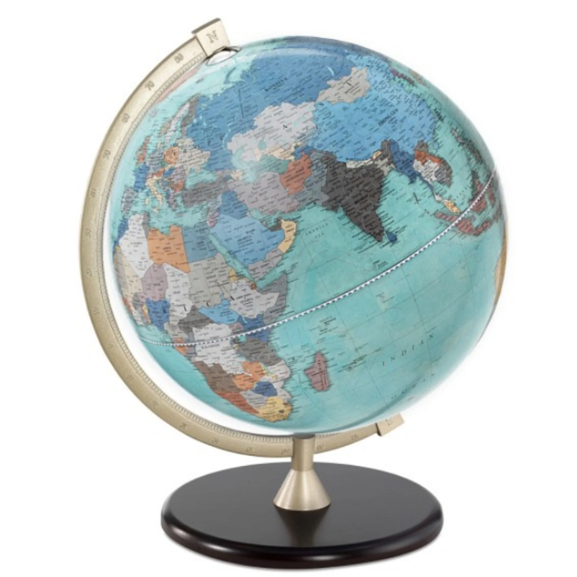 Globe  James Cook Acquamarina 33cm