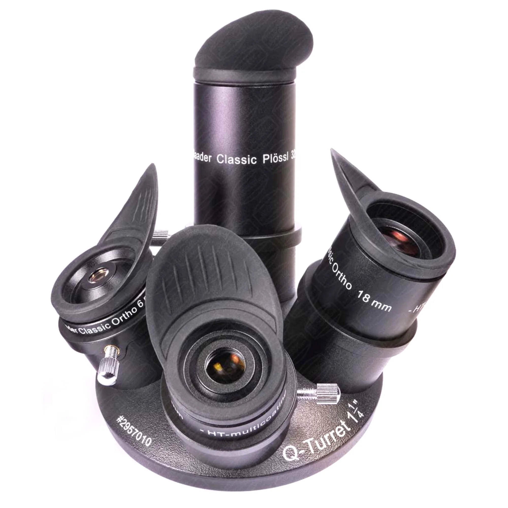 Révolver à objectifs quadruple Q-Turret, diam. 31,75mm (1,25")