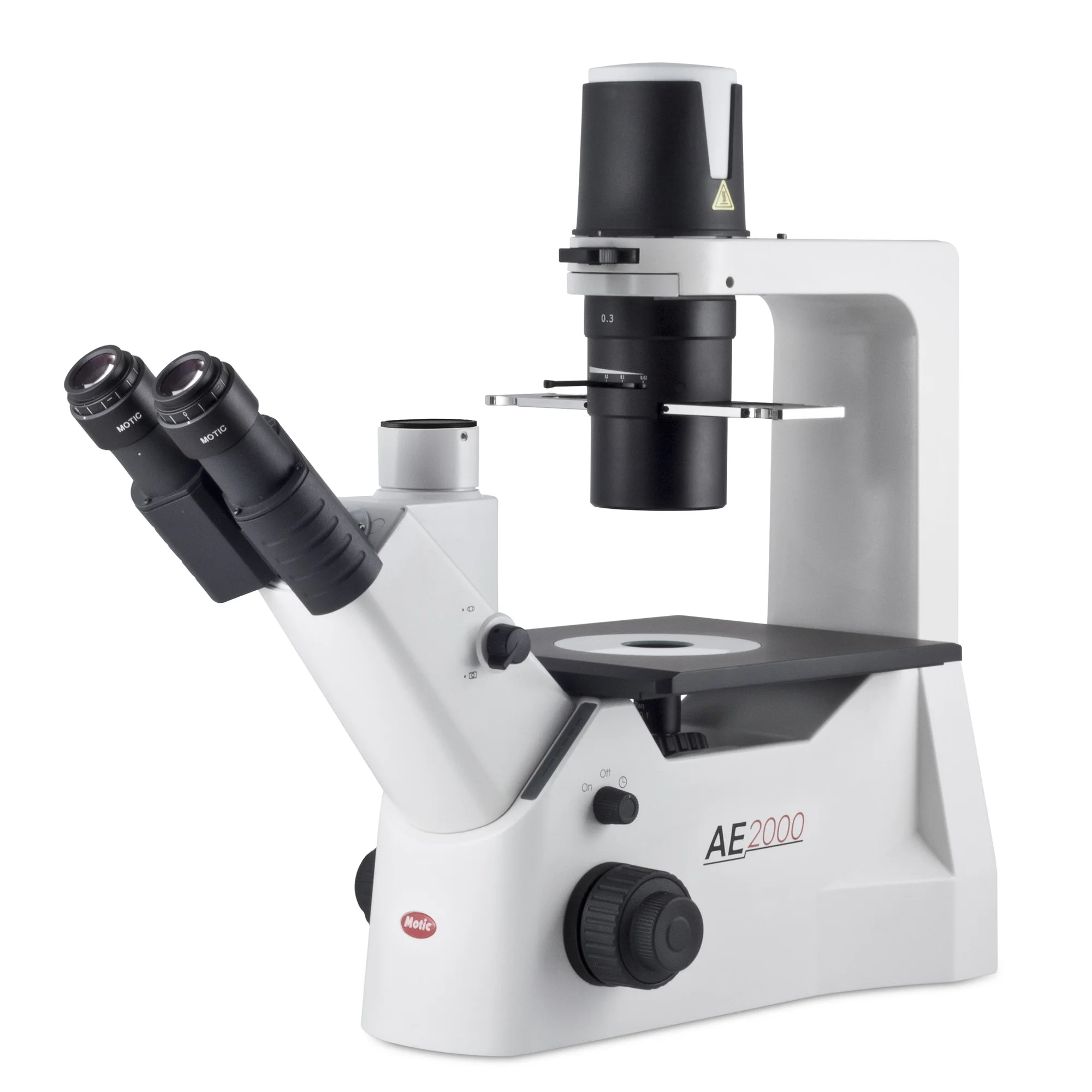 Microscope inversé  AE2000 trino, infinity, 40x-400x, phase, Hal, 30W