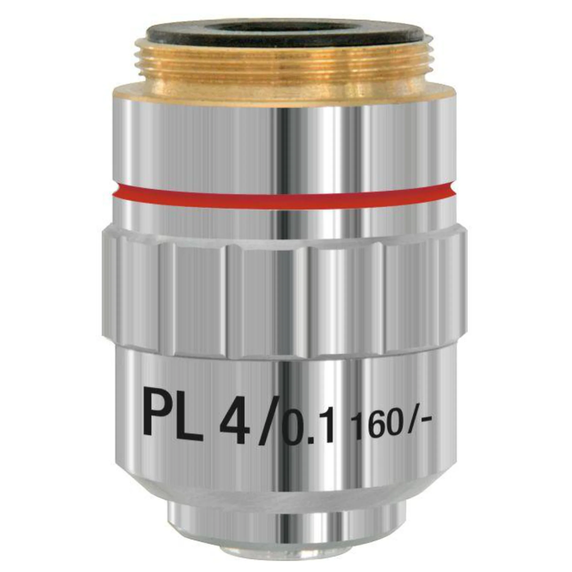 Objectif plan achromatique 4x