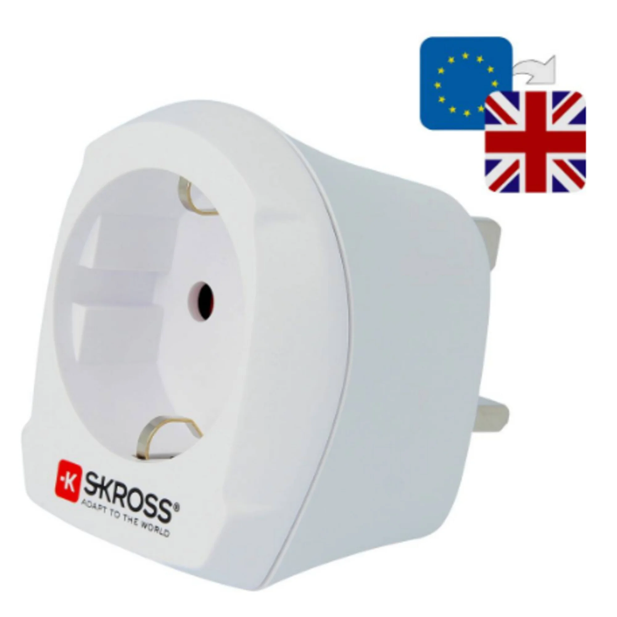 Alimentation électrique  Adaptateur de voyage Europe vers Royaume-Uni