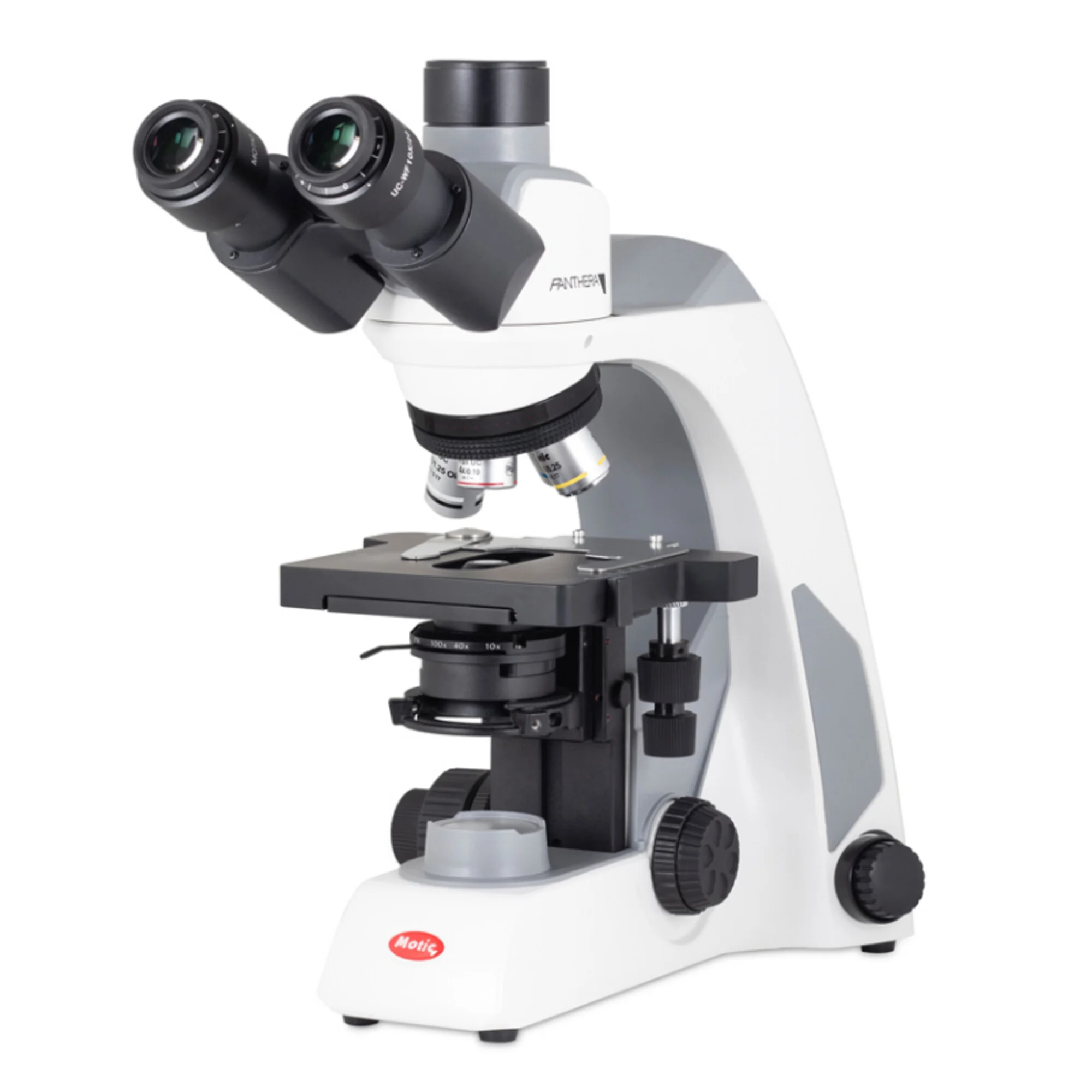 Microscope  Panthera E2, Trinoculaire, HF, Infinity, plan achro., 40x-1000x, LED Köhler fixe