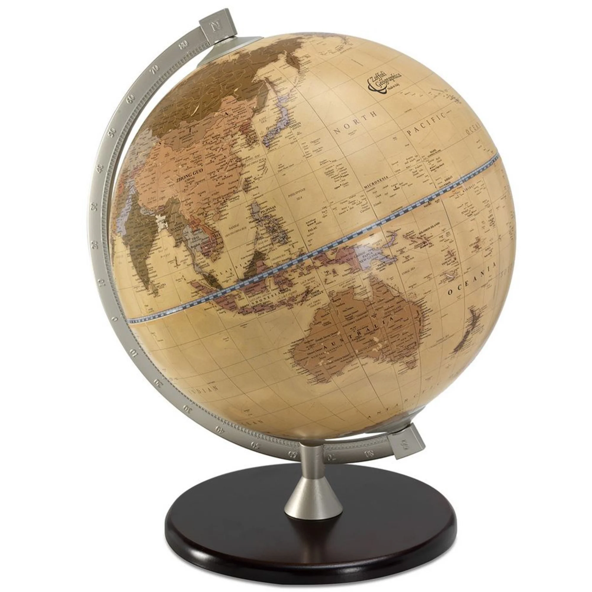 Globe  James Cook (abricot) 33cm