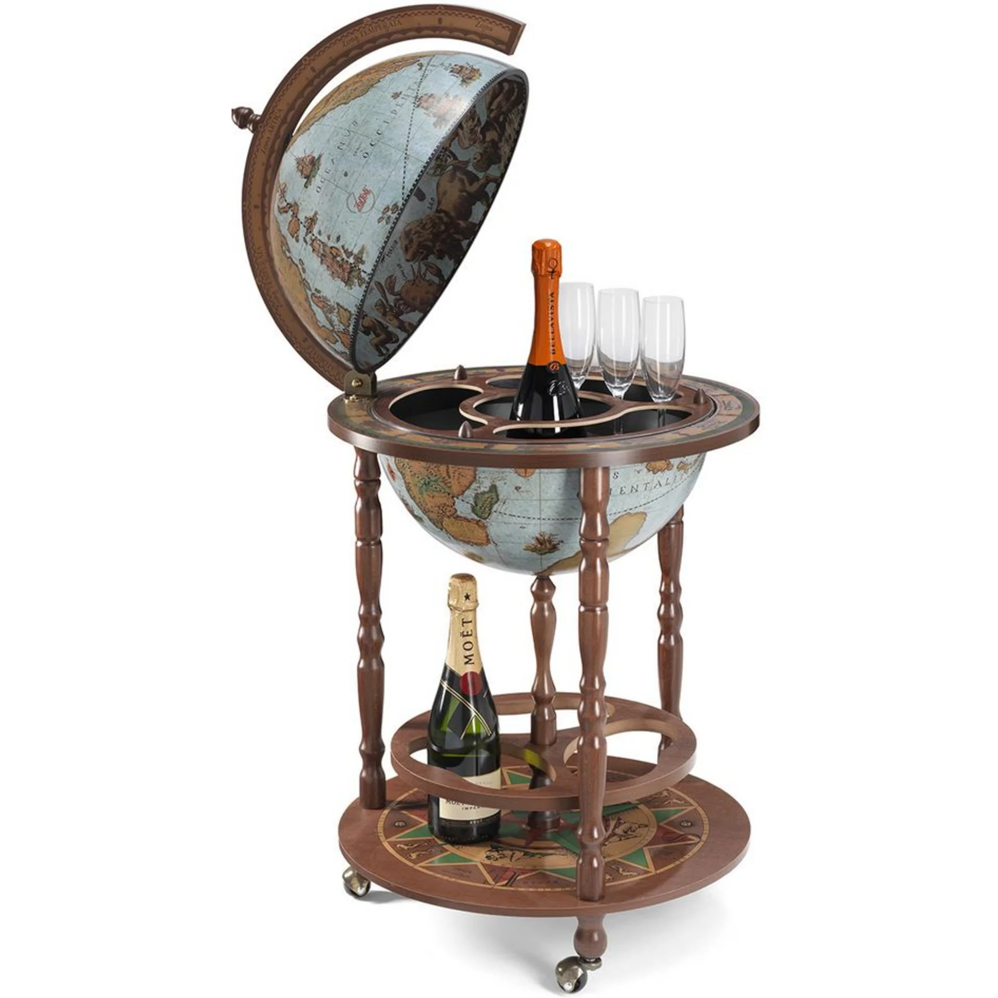 Globe de bar  Giunone Blue Ocean 40cm