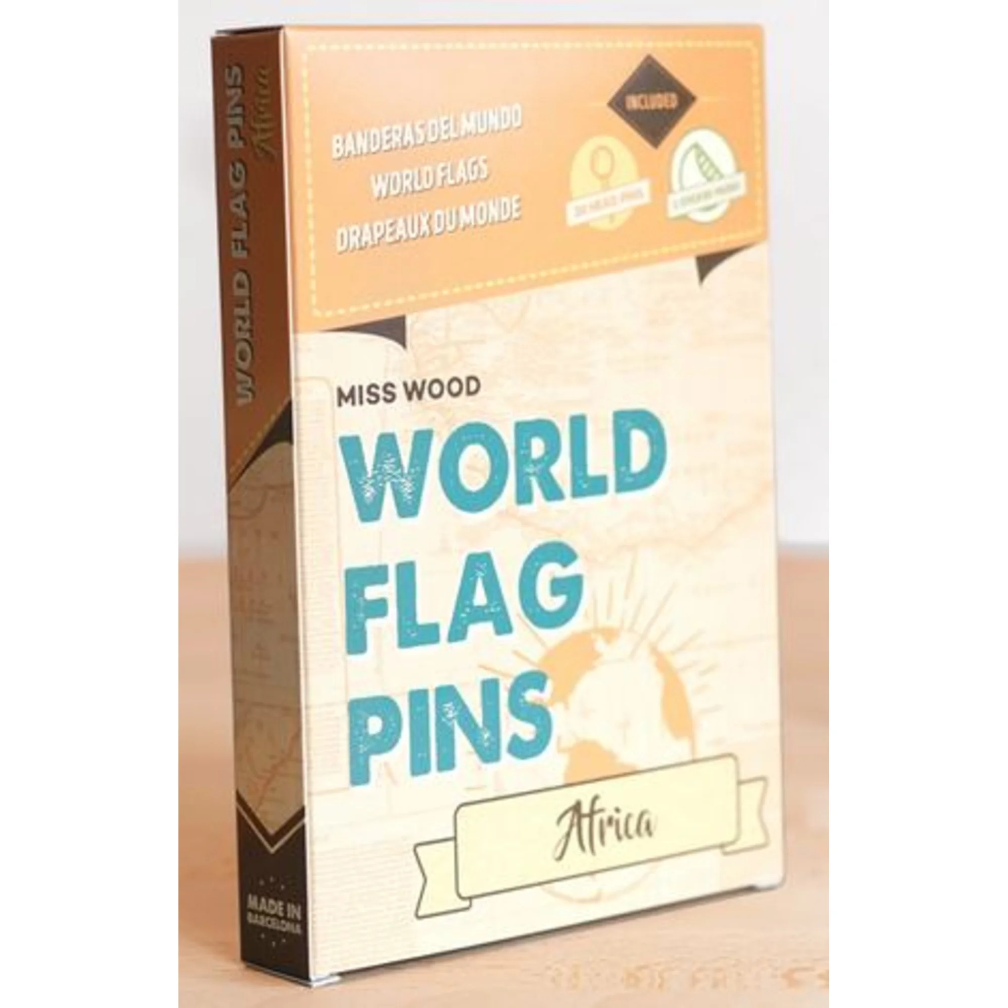 World Flag Pins Africa 25 pieces