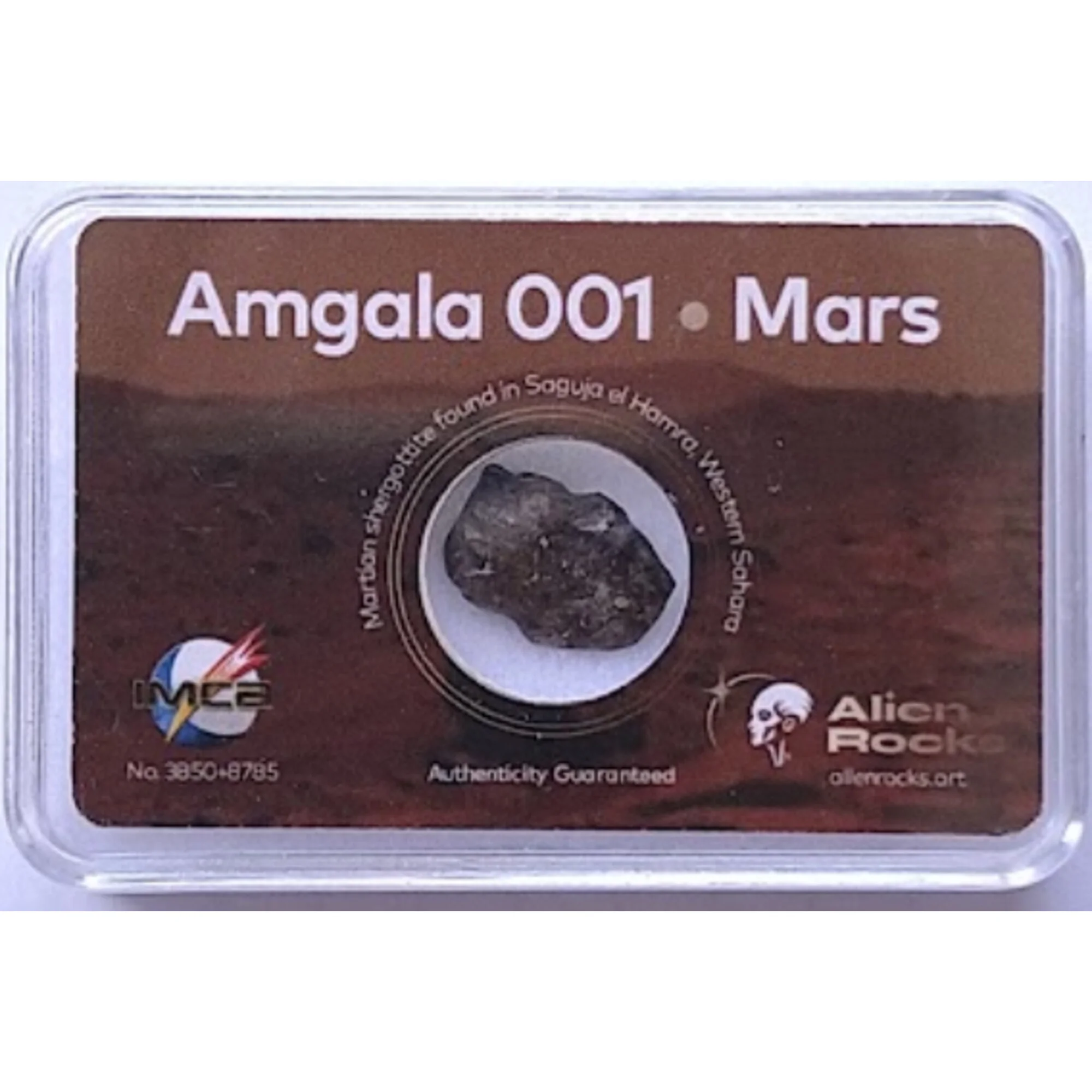 Météorite martienne Amgala 001 0,7 - 0,99 gramme