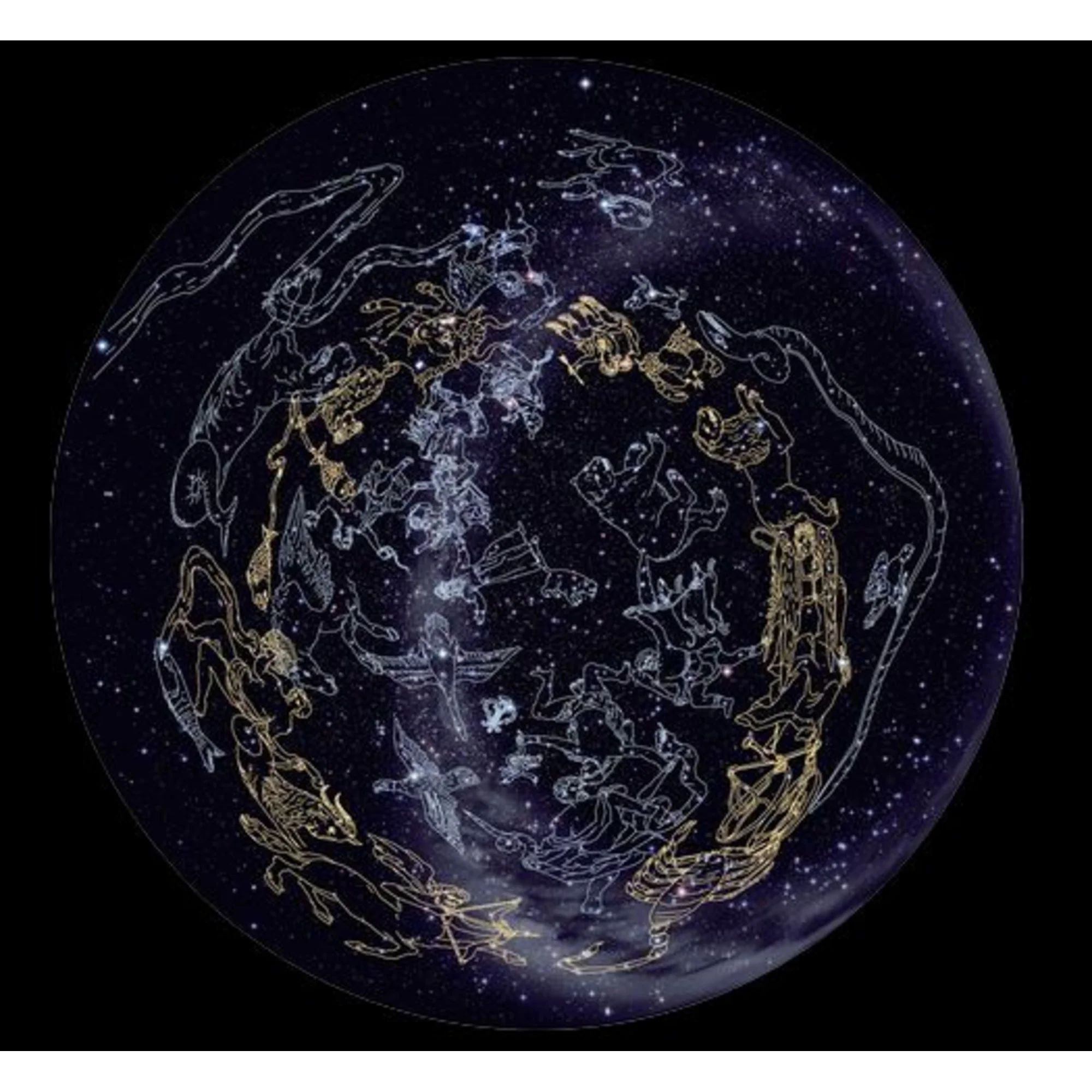 Diapositive pour le Planetarium Homestar de Sega Ciel mythologique du nord