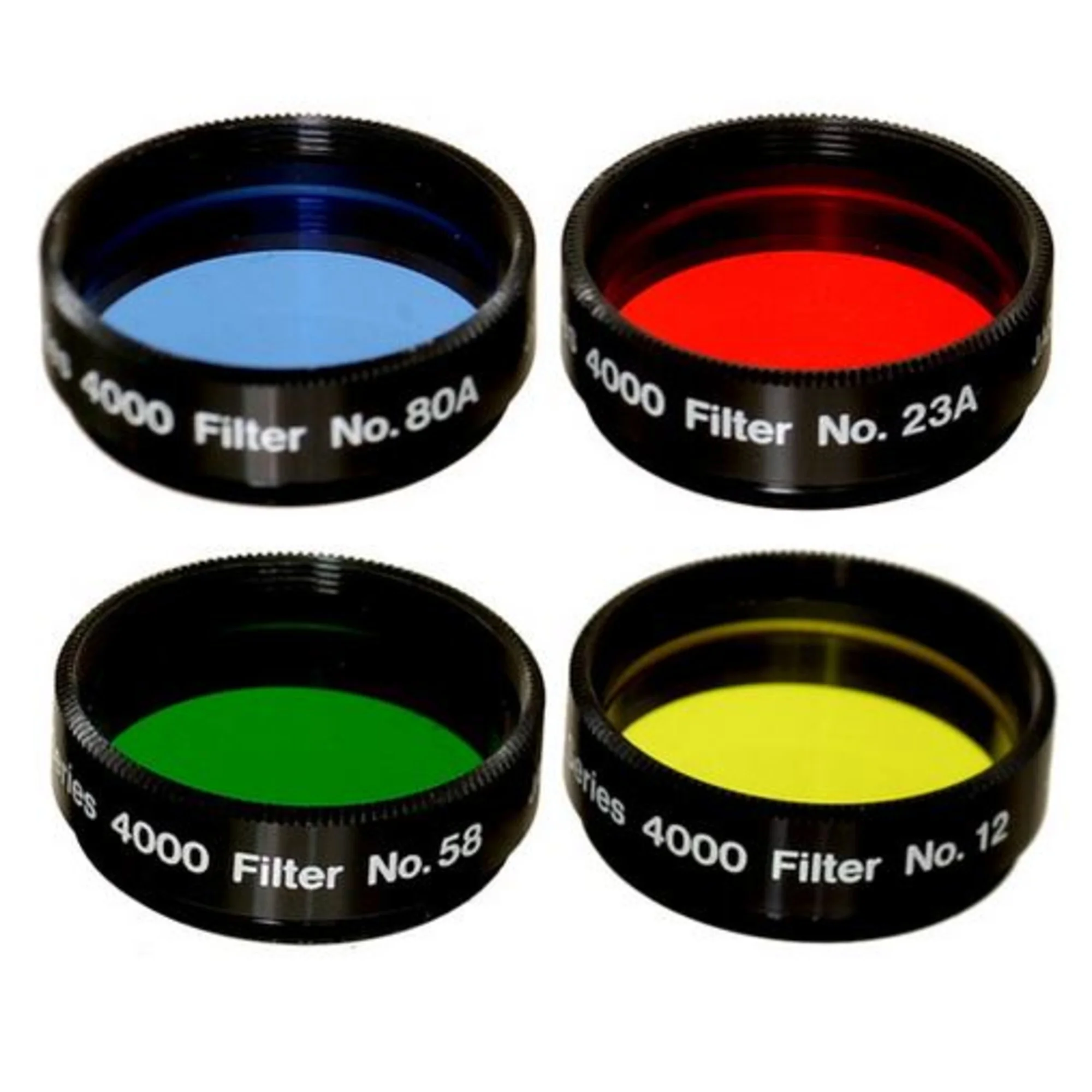 Jeu de filtres colorés série 4000 1,25"