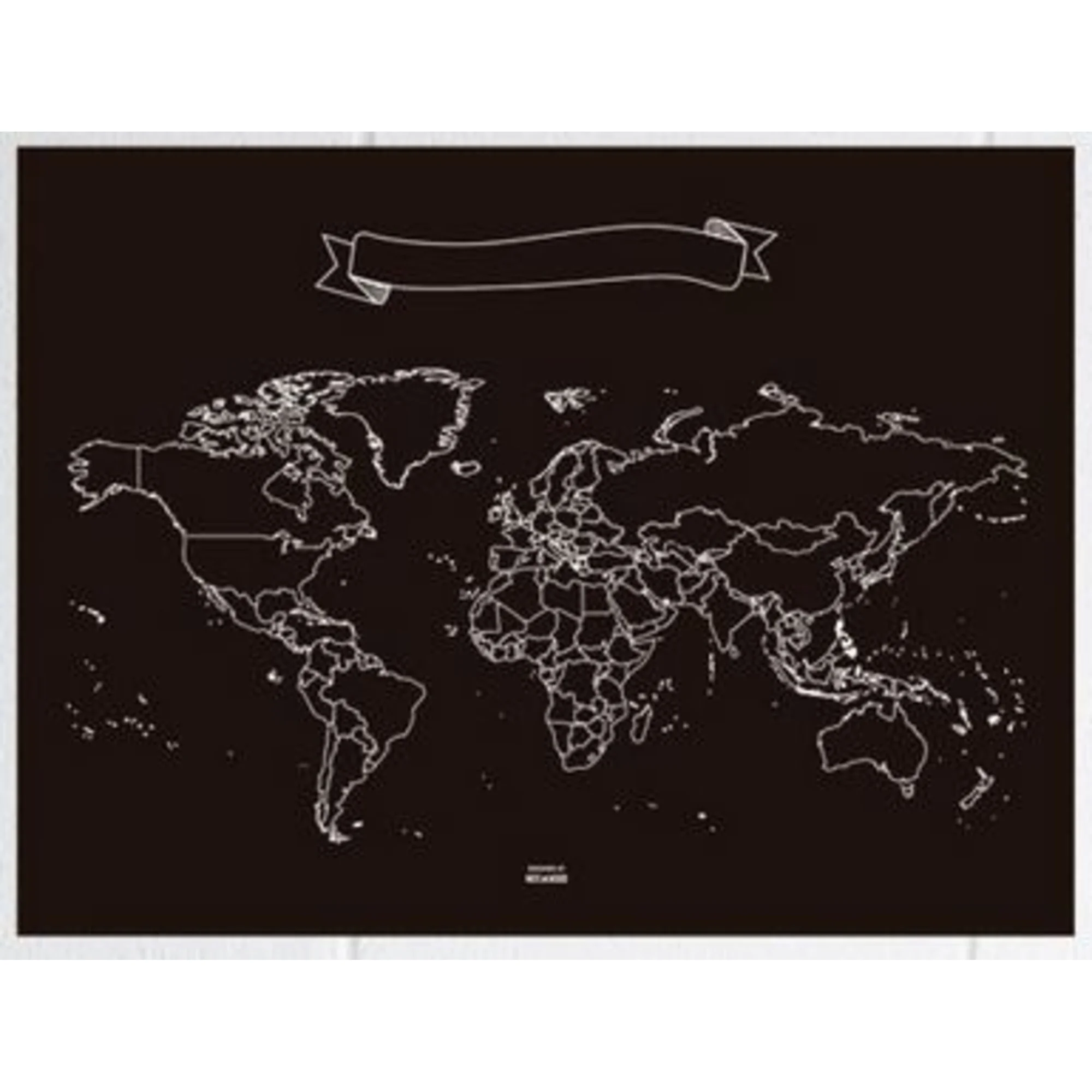 Mappemonde  Chalkboard L