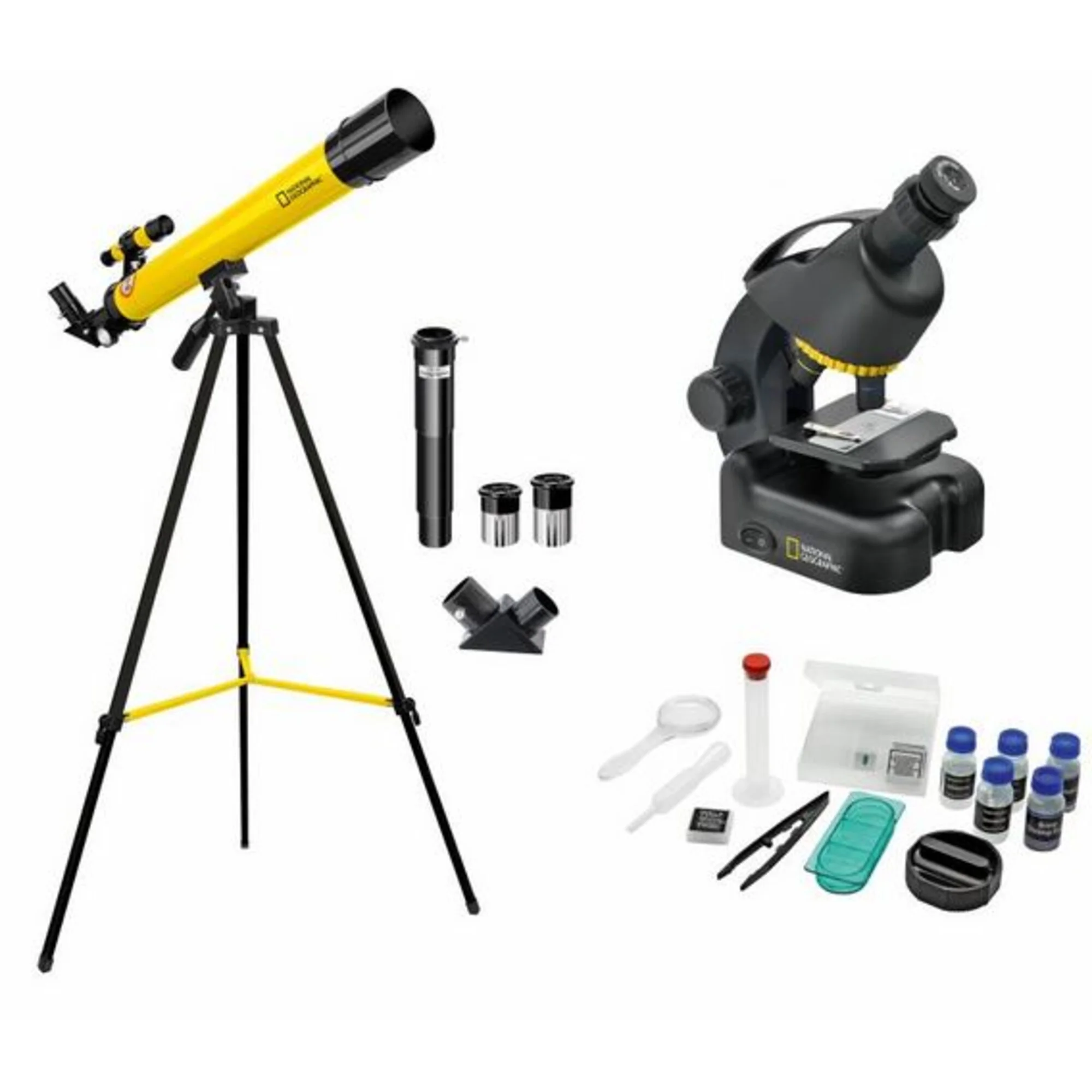 Télescopes et microscopes en kit pour amateurs avertis