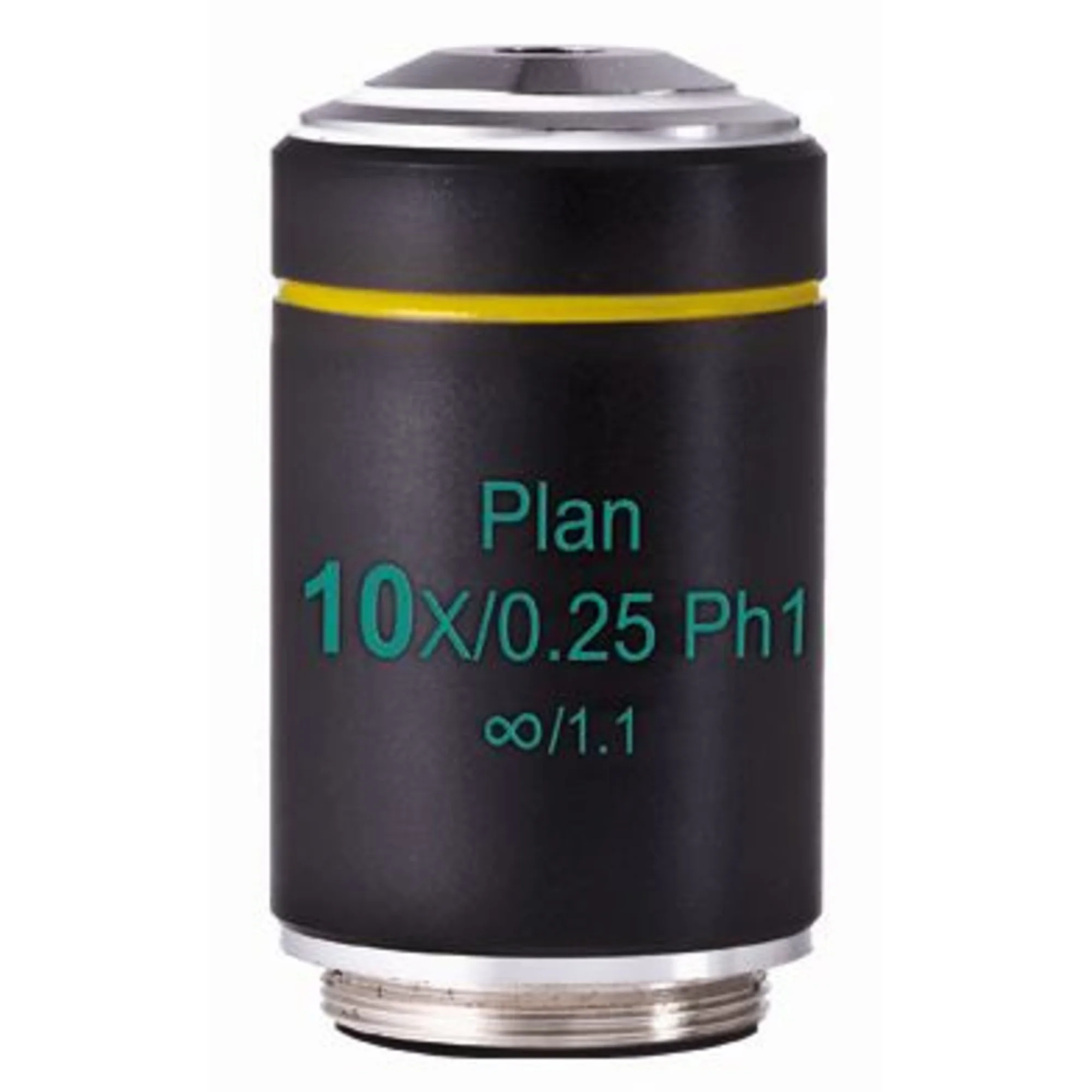Objectif  PL Ph, CCIS, plan, achro, phase, 10x/0.25, w.d. 4.1mm, Ph1 (AE2000)