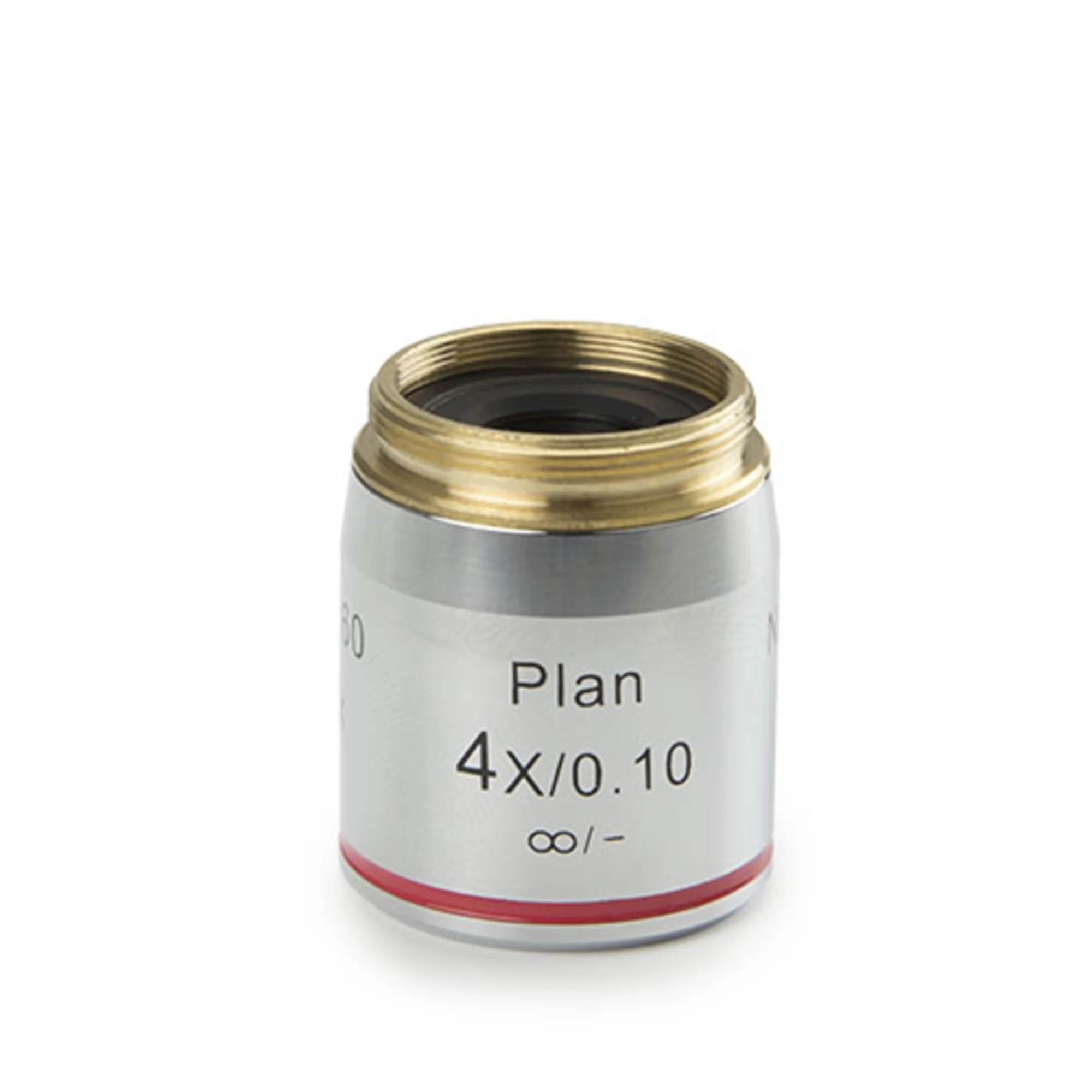 Objectif DX.7204, 4x/0,10 Pli, plan, infinity, w.d. 30 mm (Delphi-X)