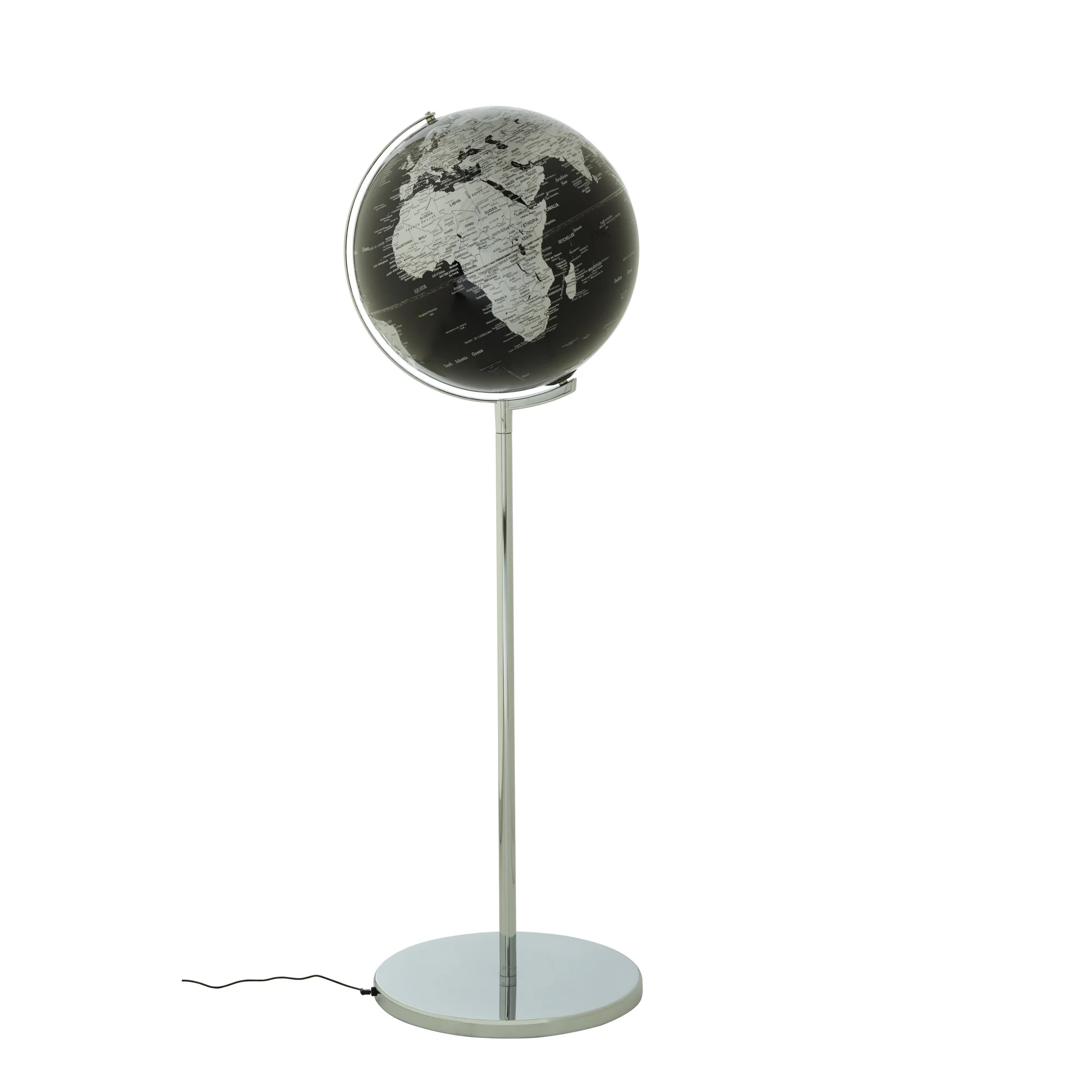 Globe sur pied  Sojus Black 43cm
