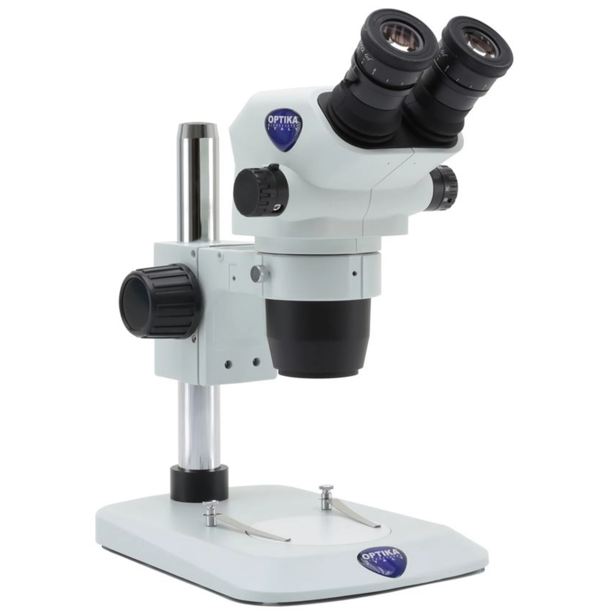 Microscope stéréo zoom  SZO-1, binoculaire, 6,7-45x, statif à colonne, sans éclairage