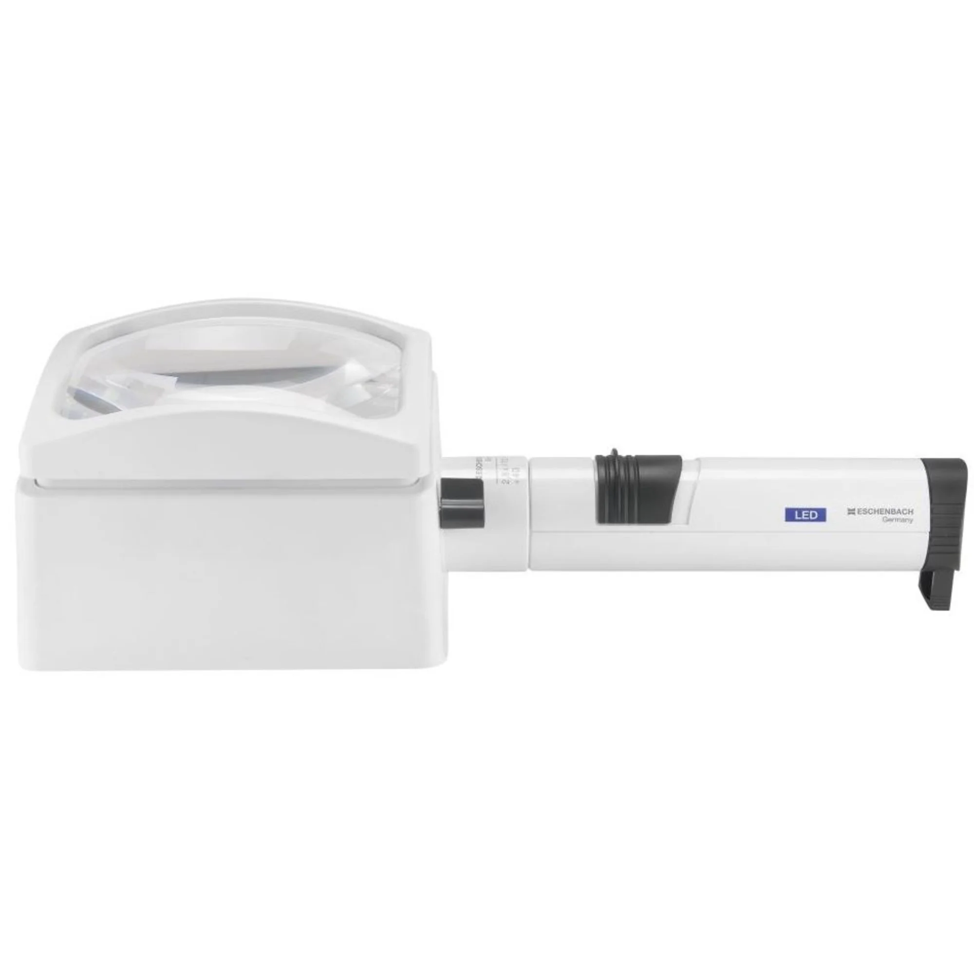 Loupe lumineuse LED, système varioPLUS, 100x75mm, 2,8X