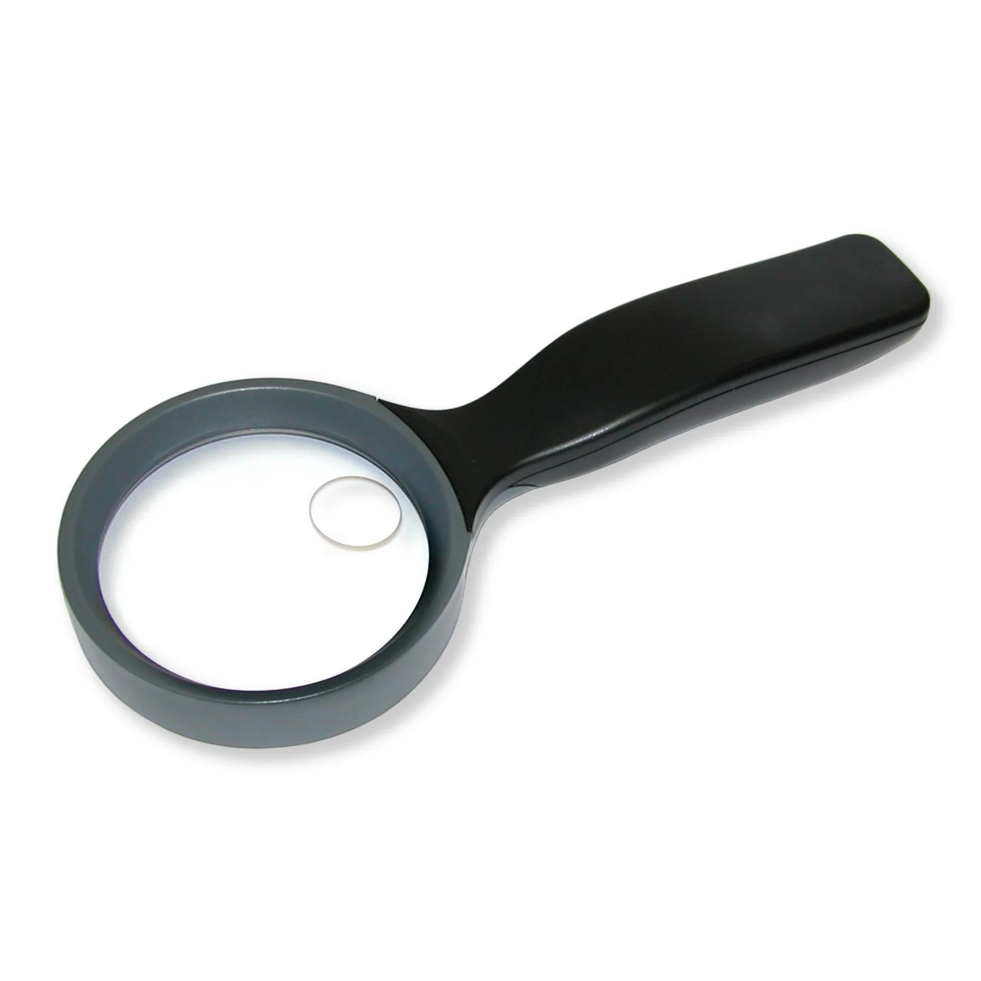 Loupe 2,5x (75 mm) avec poignée et zone 5x