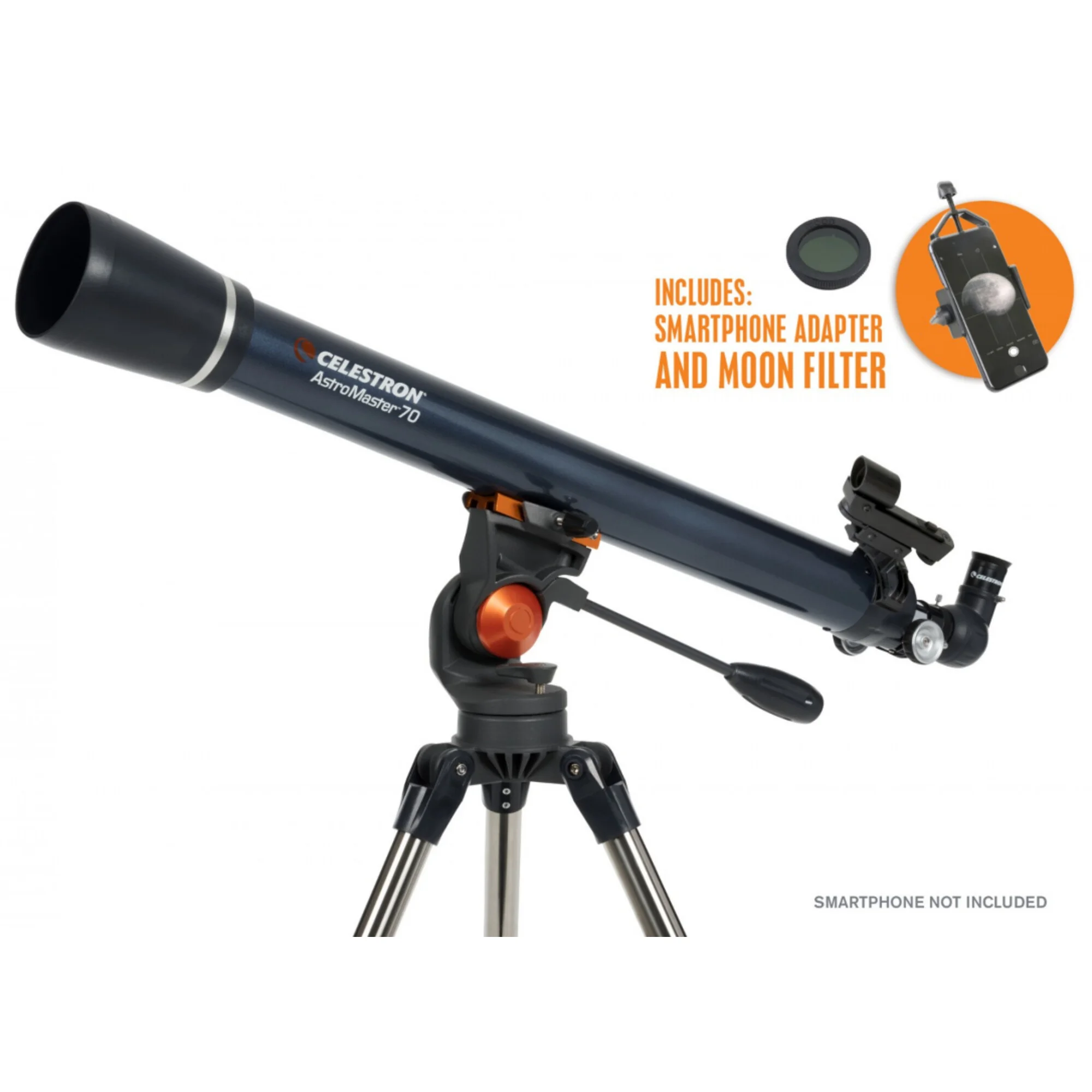Télescope  AC 70/900 Astromaster 70 AZ R Moon Edition