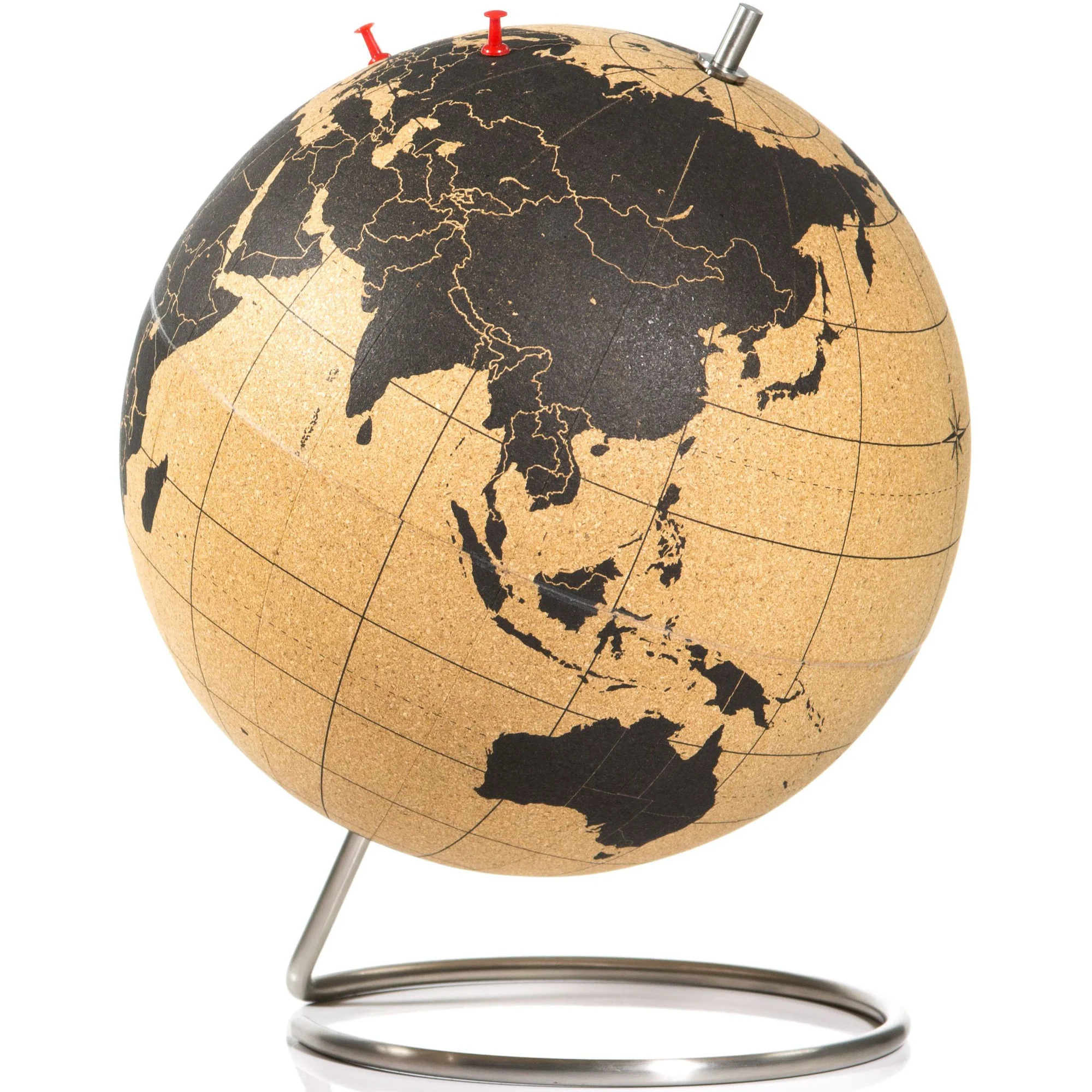 Cork globe 25cm for pinning