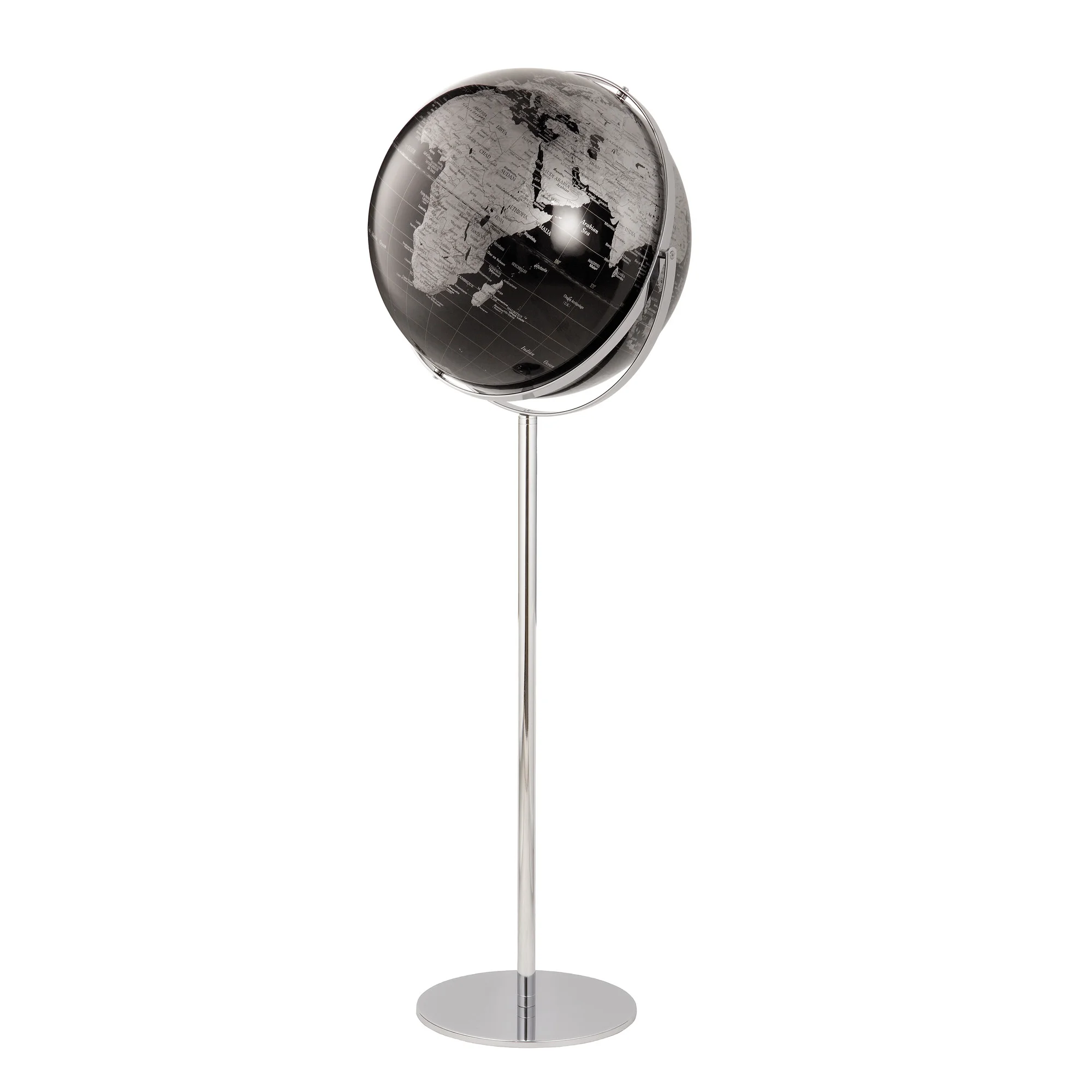 Globe sur pied  Apollo 17 Black 43cm