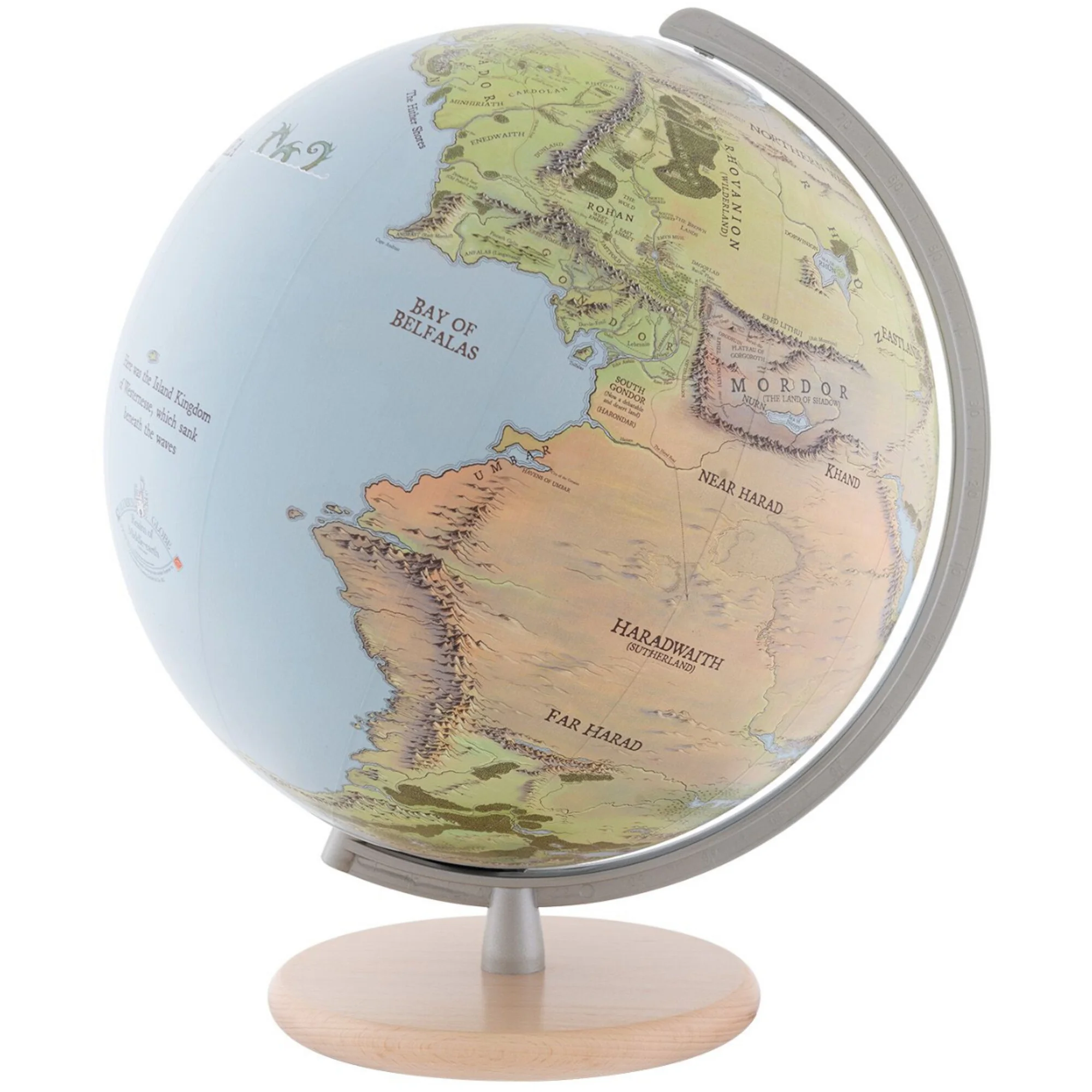 Globe  La Terre du Milieu 30 cm