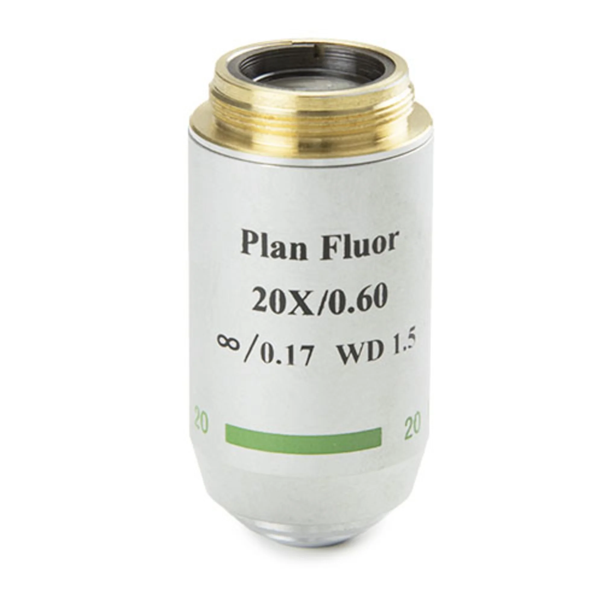 Objectif  86.554, 20x/0,60, w.d. 2,1 mm, PL-FL IOS , plan, fluarex (Oxion)