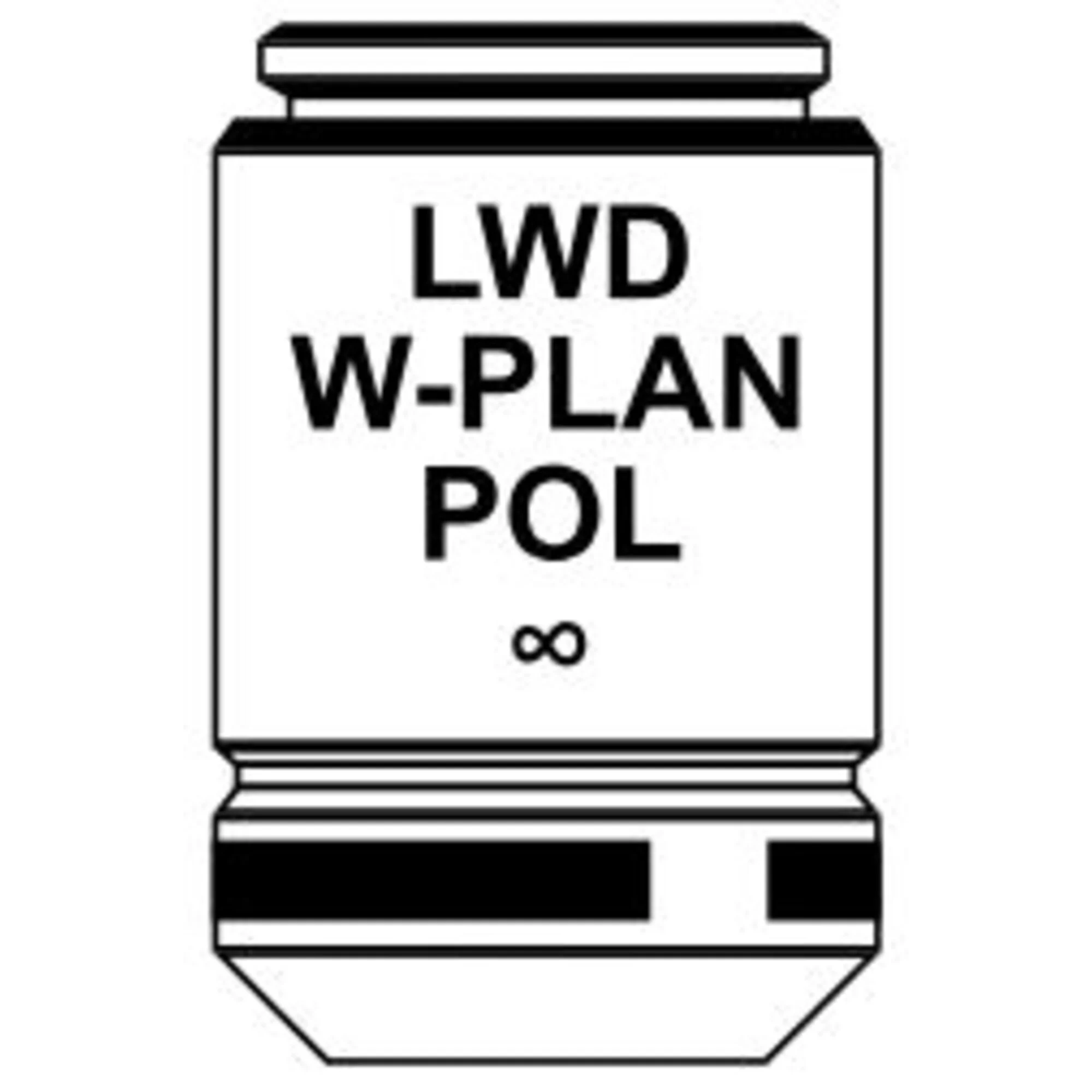 Objectif  IOS LWD W-PLAN POL objective 10x/0.25, M-1137