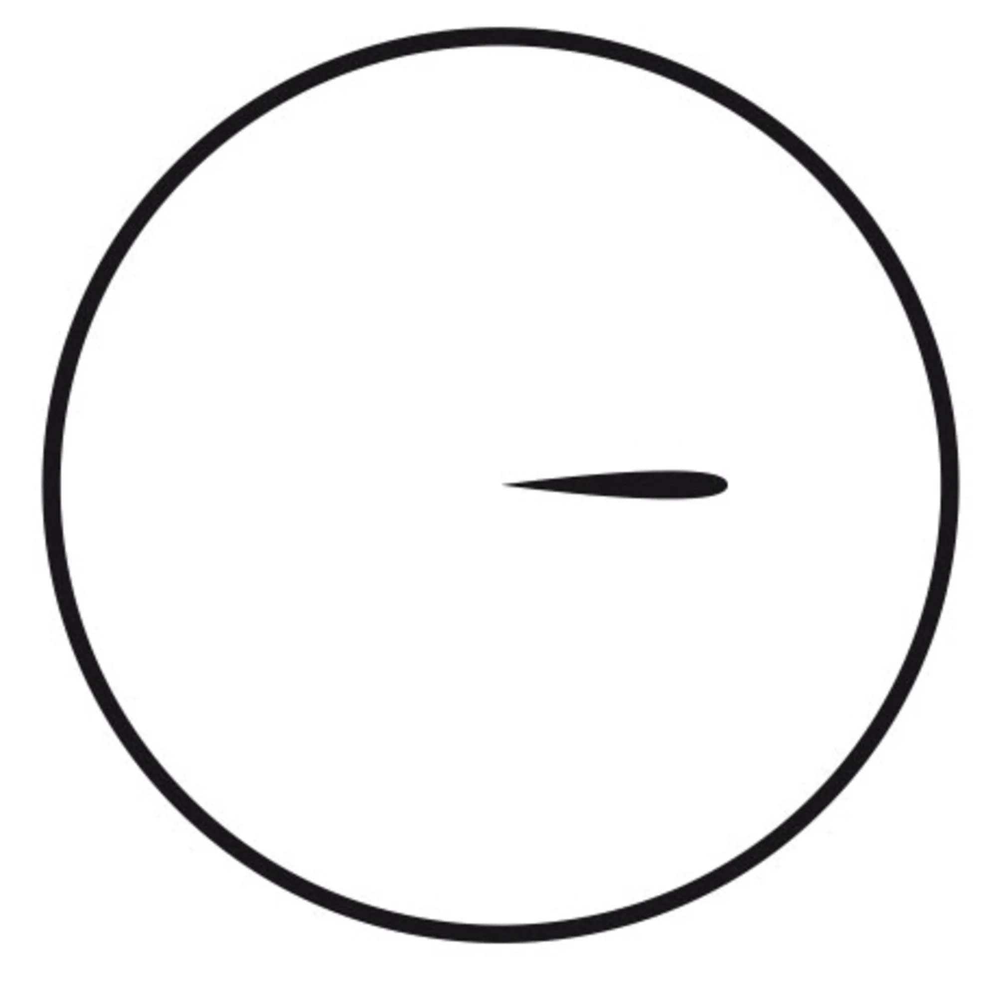 Plaque micrométrique  Pointeur pour oculaire (Ø25mm)