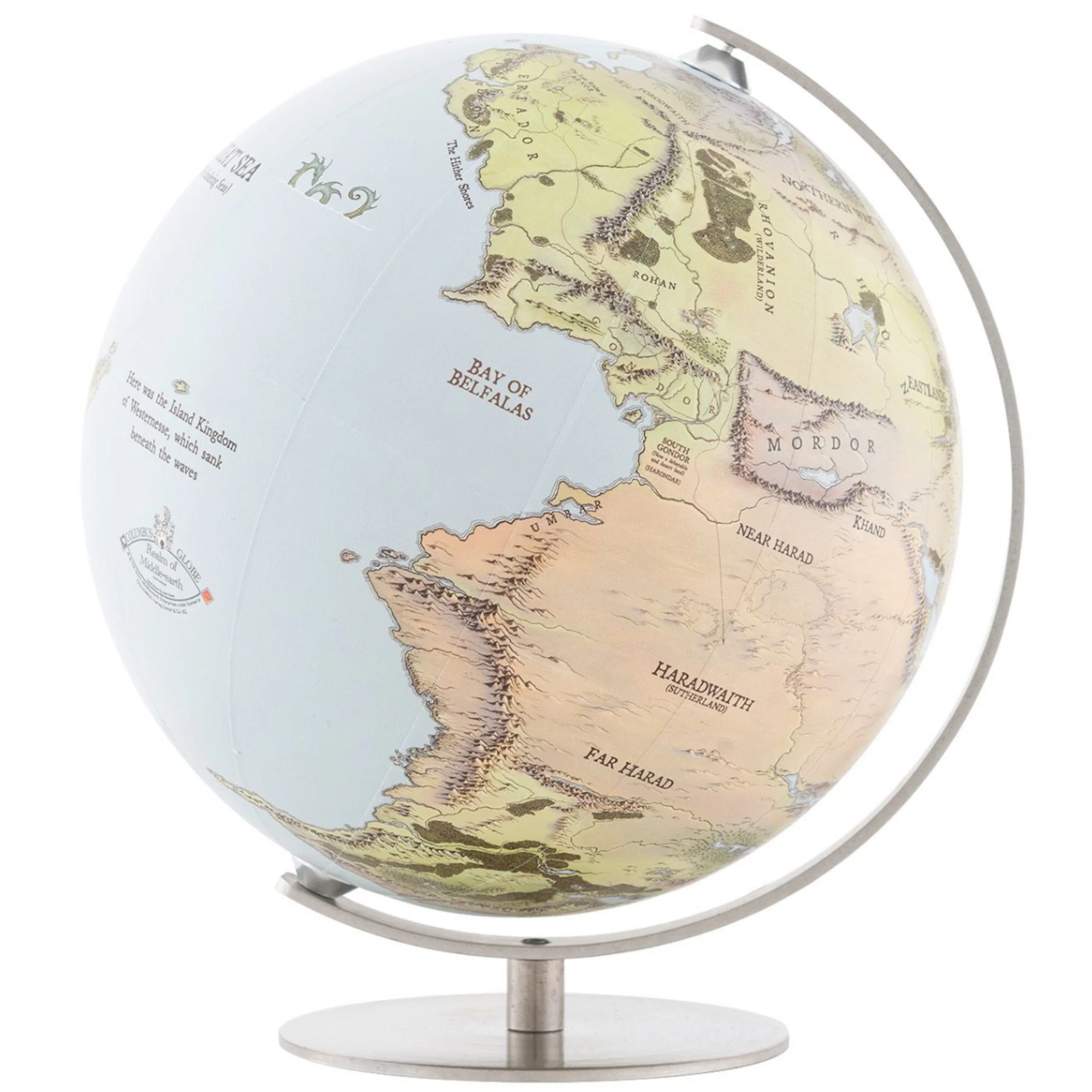 Mini-globe  La Terre du Milieu 12 cm