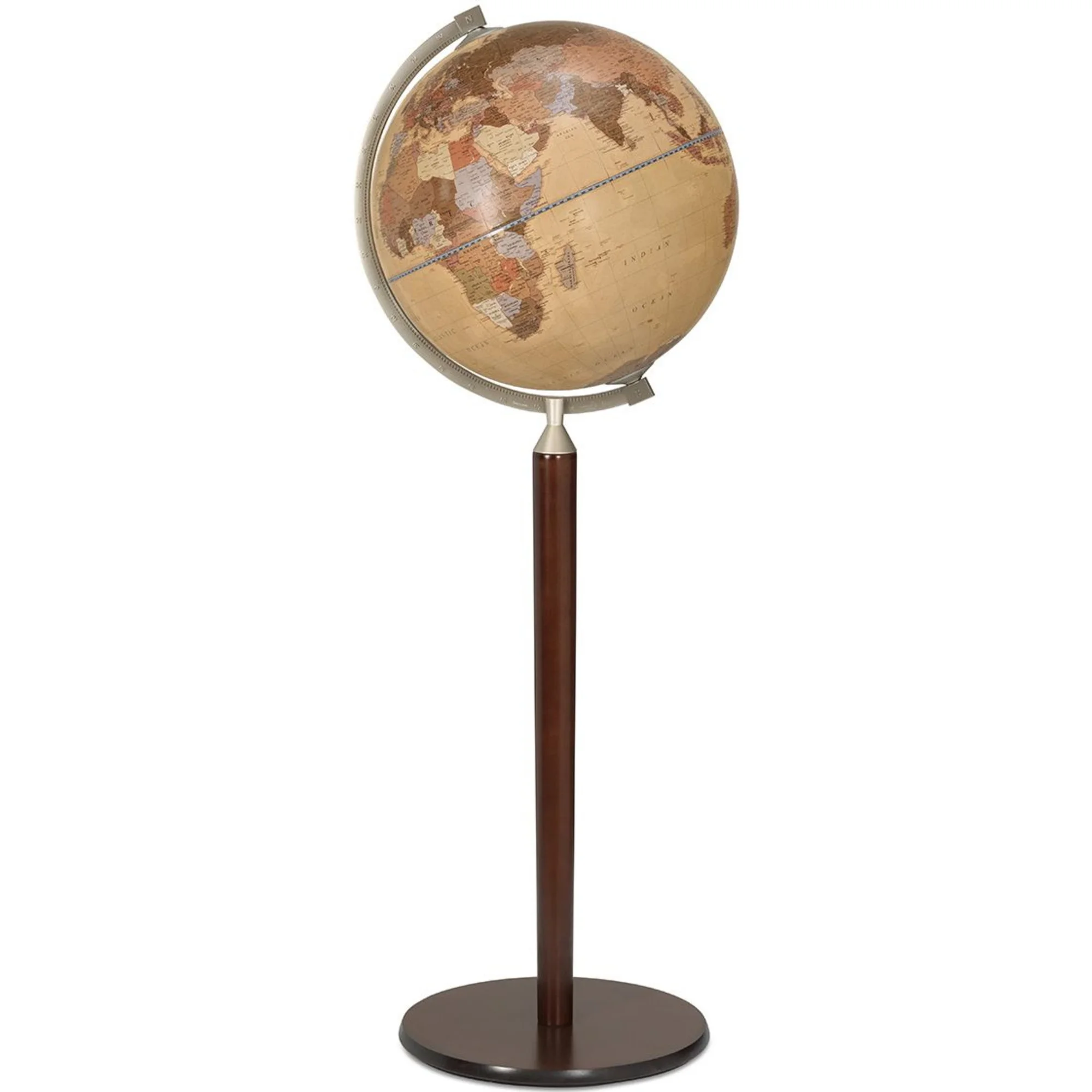 Globe sur pied  Vasco da Gama Apricot 40cm