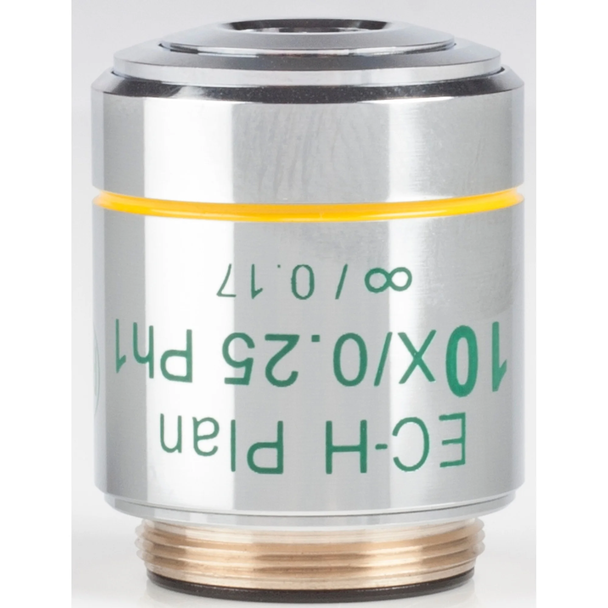 Objectif  10X / 0.25,wd 17.4mm, CCIS, EC-H PLPH, e-plan, pos.phase, infinity