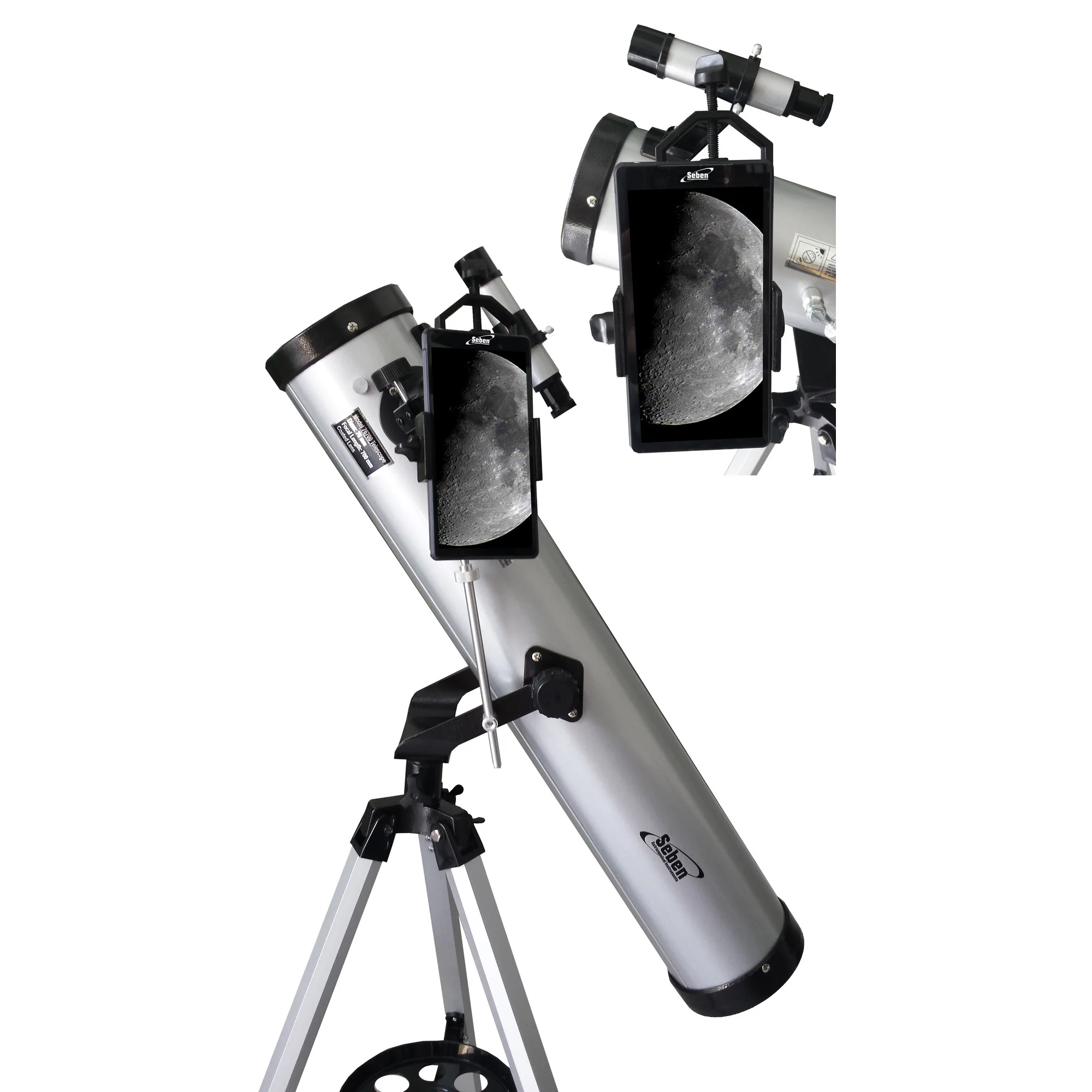 Télescope Réflecteur 76-700 + adaptateur smartphone portable Adapter DKA5