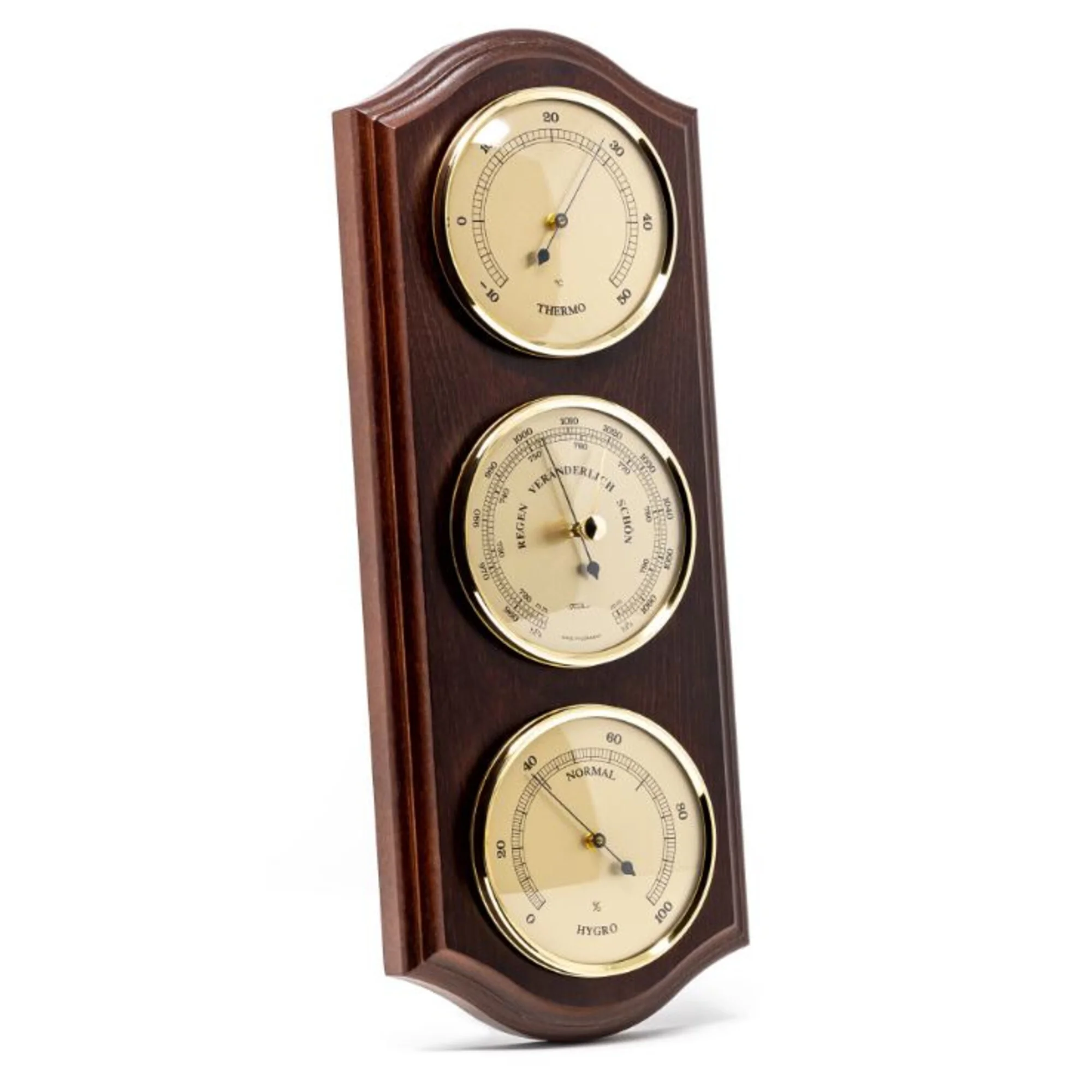 Station météo  63mm Mahagoni