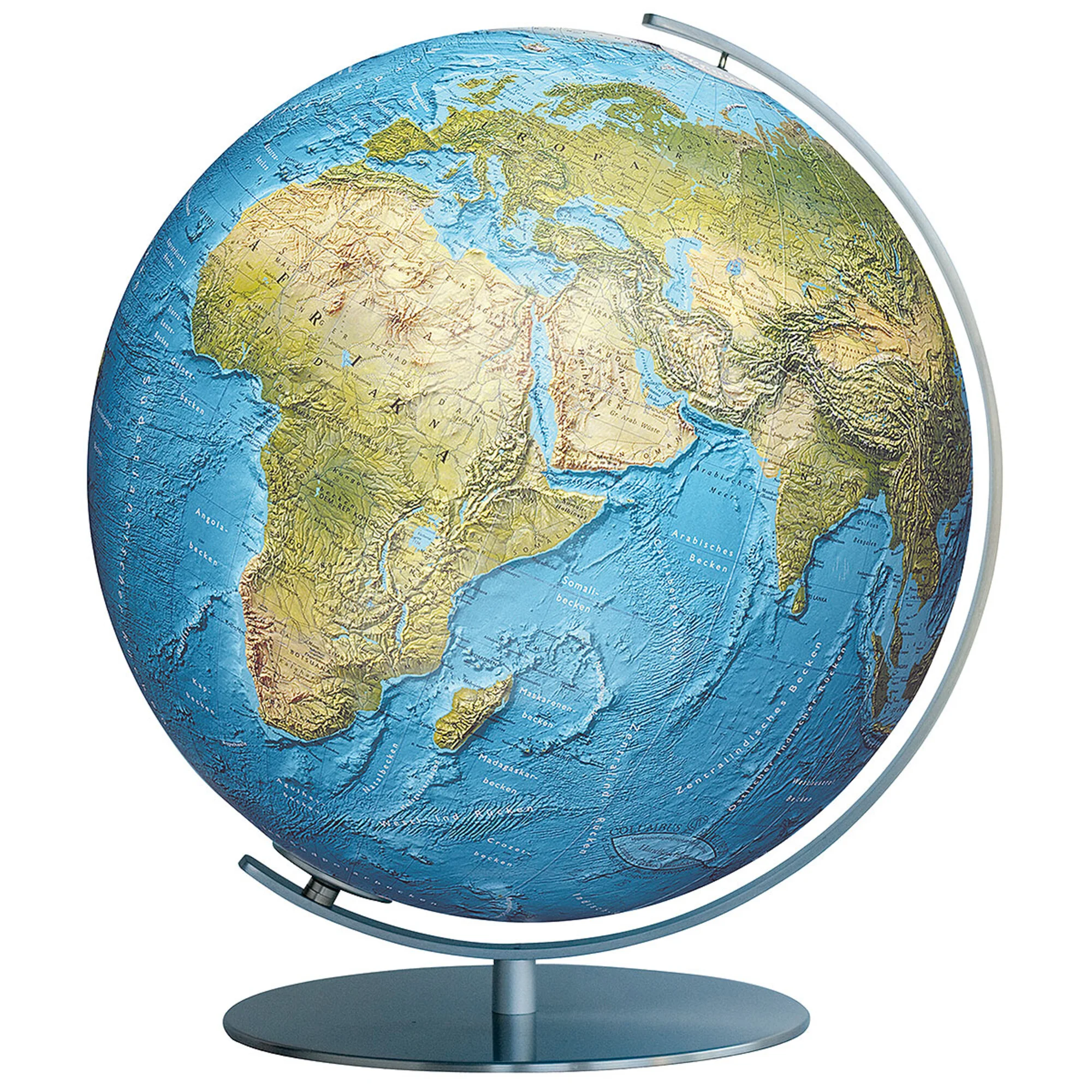 Globe  Duorama 40cm OID Acier inoxydable mat
