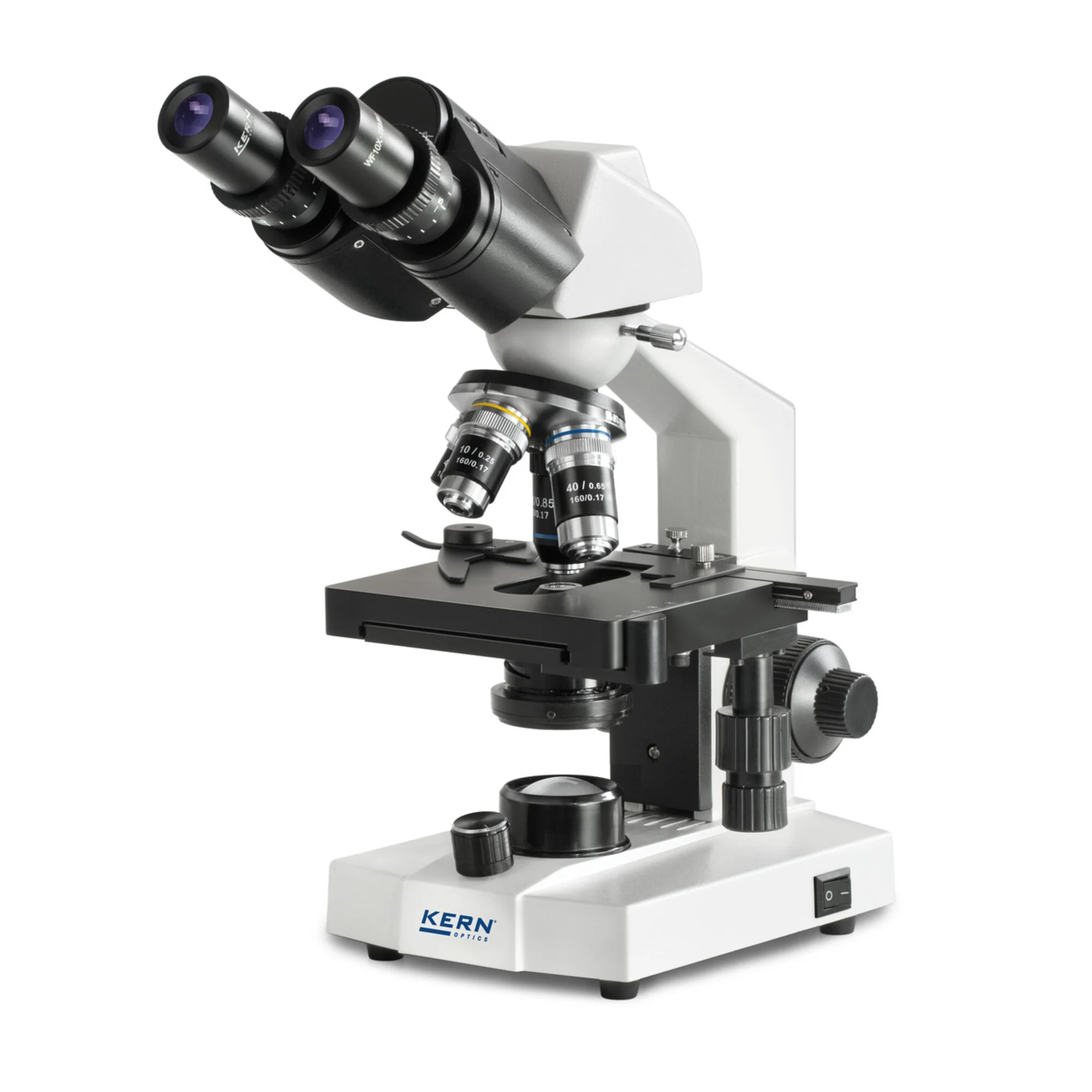 Microscope  Bino Achromat 4/10/40, WF10x18, 0,5W LED, recharge, OBS 106