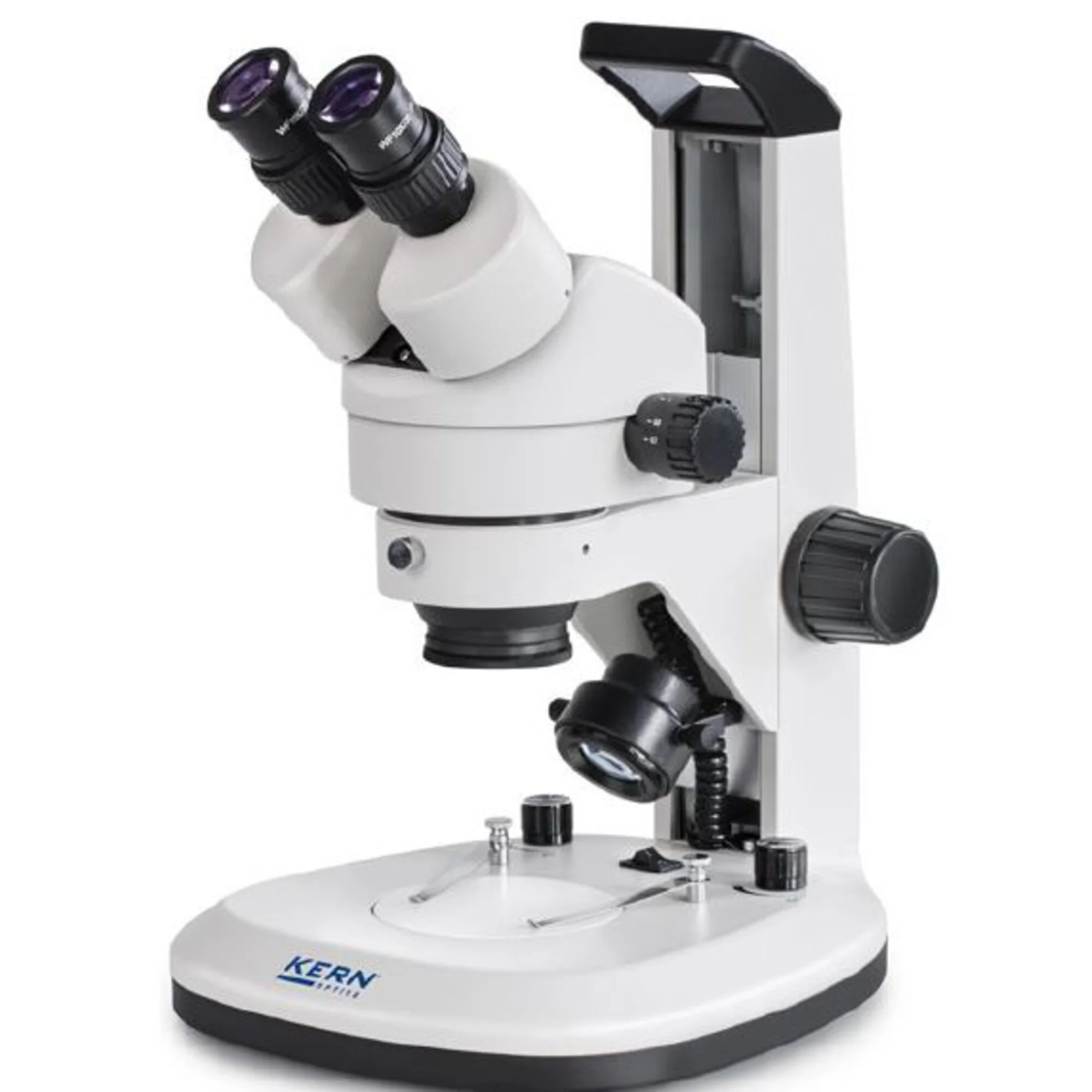 Microscope stéréo zoom  OZL 467, bino, Greenough, 0,7-4,5x, HWF10x20, 3W LED