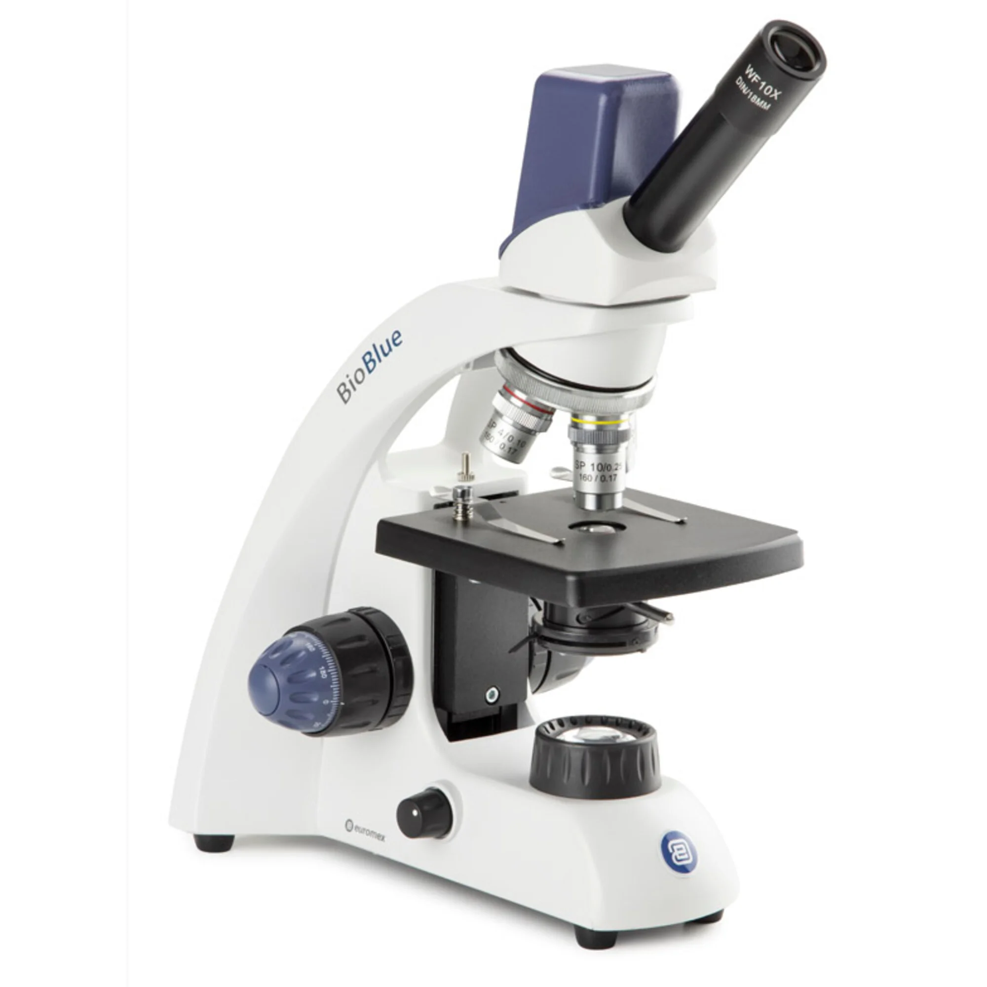 Microscope BioBlue, BB.4205, numérique, mono, DIN, 40x - 400x, 10x/18, LED, 1W