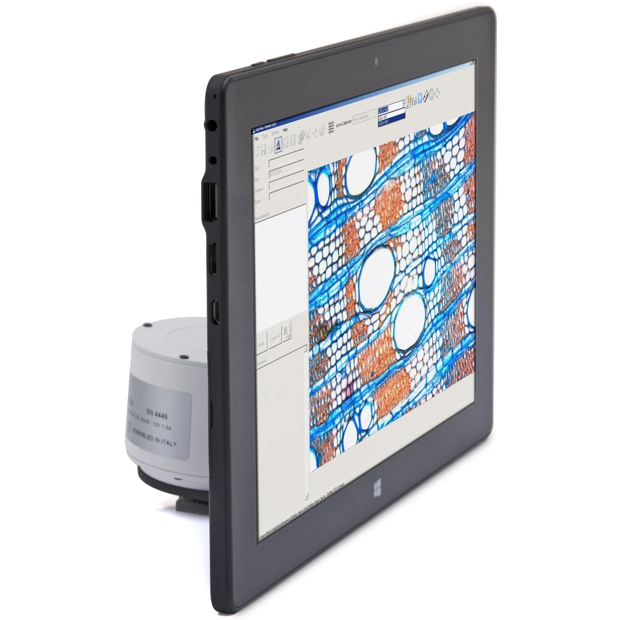 Caméra  TB-3WA color, CMOS, 1/2", 3.14 MP, USB 2.0, Tablet 10.1", 4 Core
