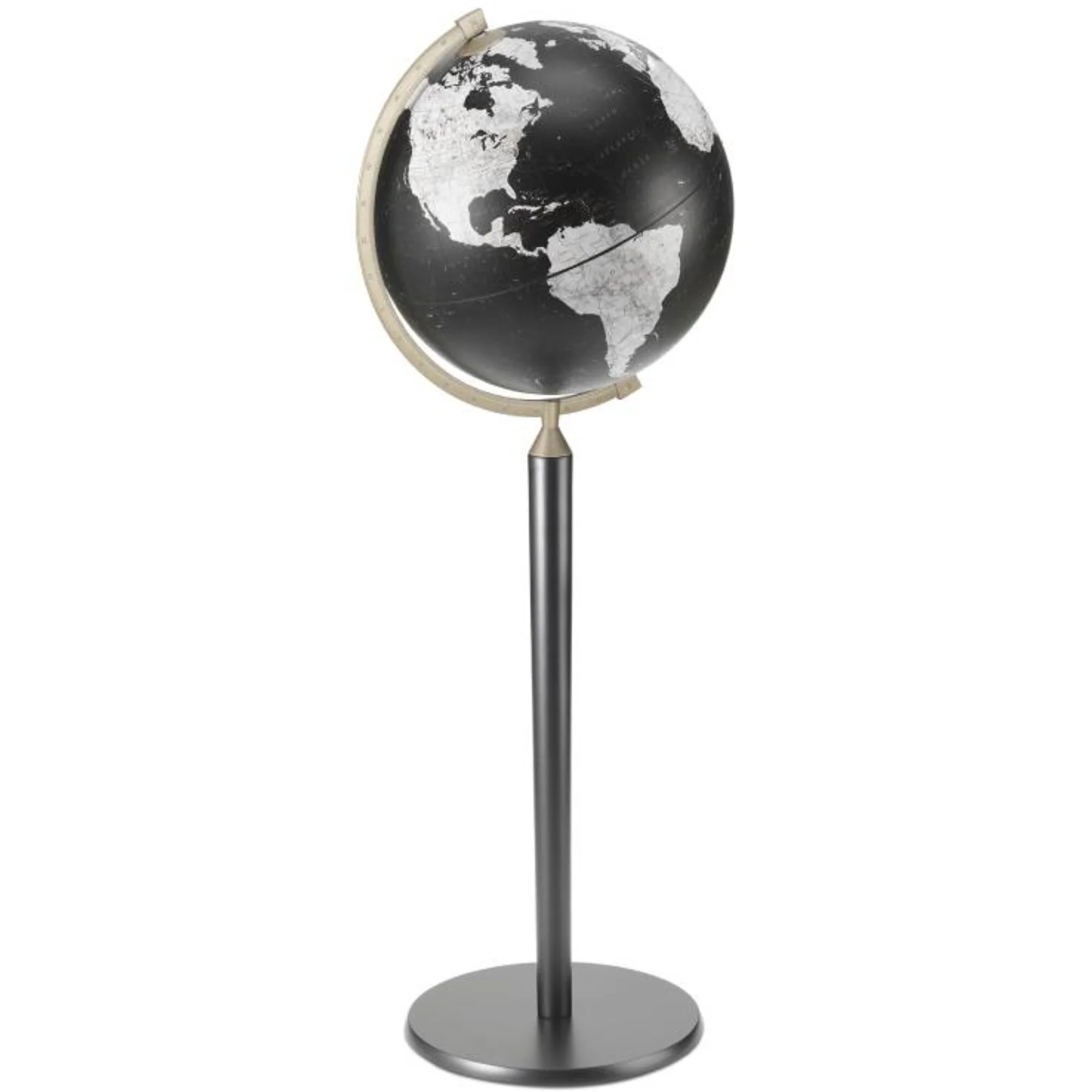 Globe sur pied  Vasco da Gama All Black 40cm
