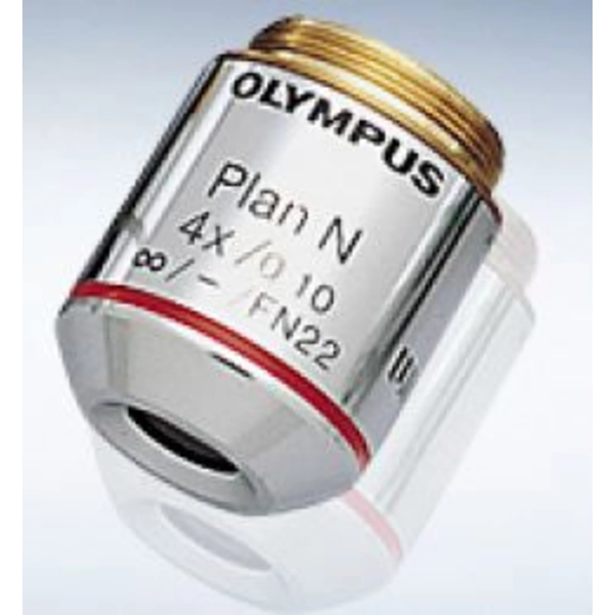 Objectif PLN 4X/0,1, plan, achromat