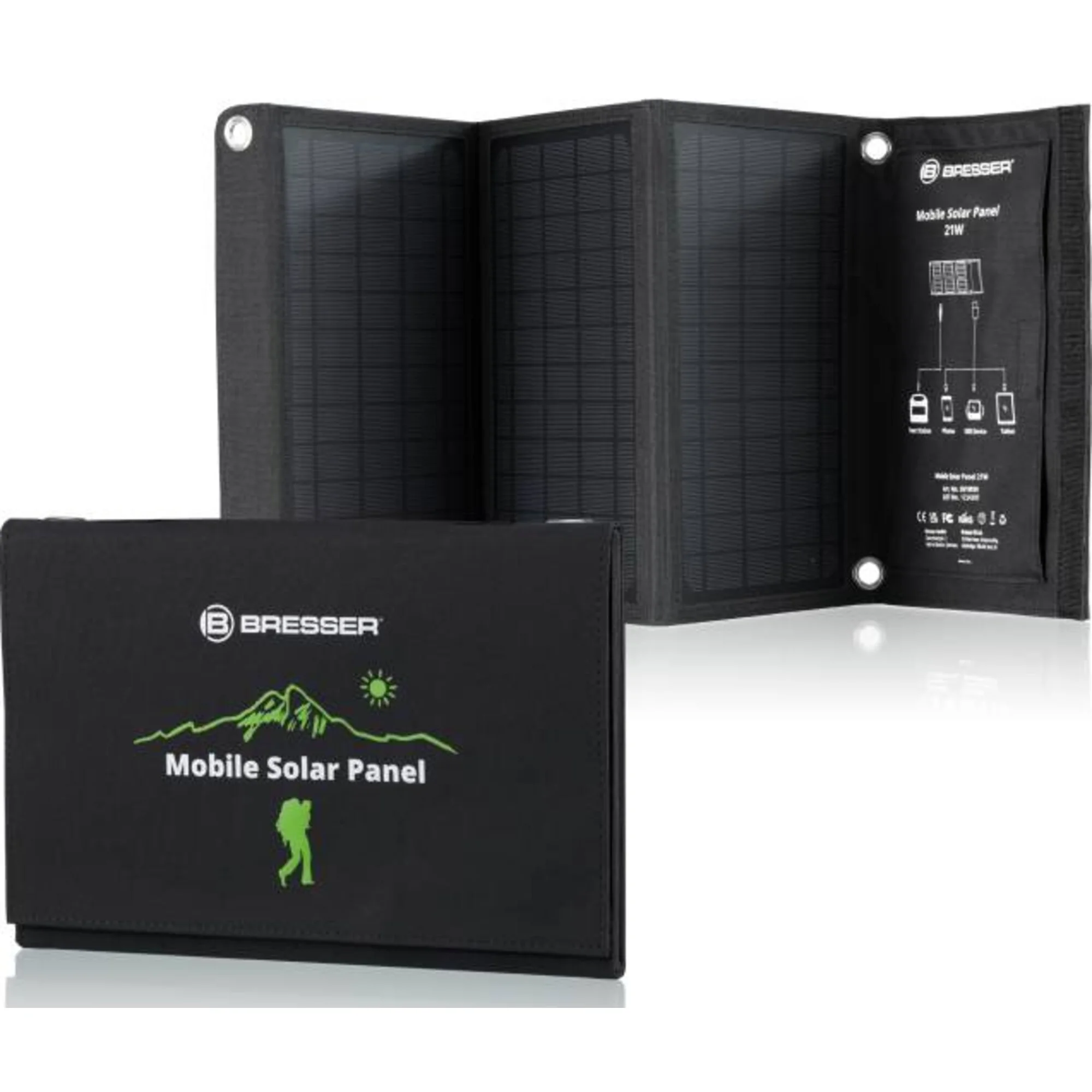 Chargeur solaire mobile 21 watts