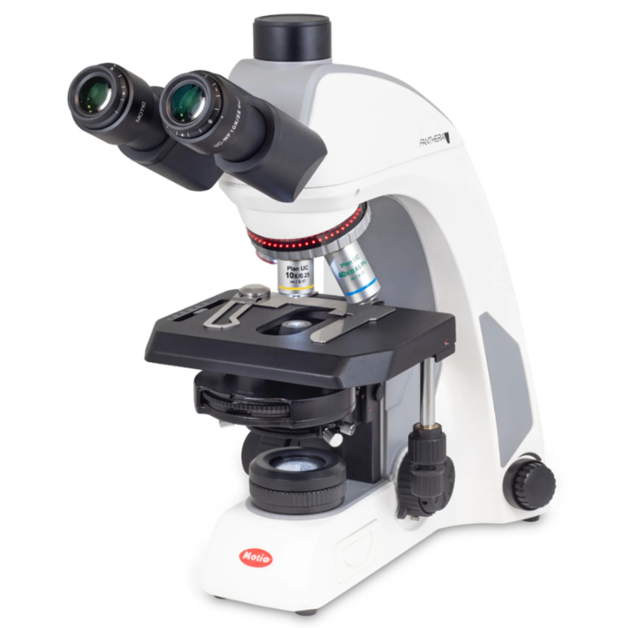 Microscope Panthera C2, Phase package, trino, infinity, plan, achro, 40x-400x, Halogène/LED