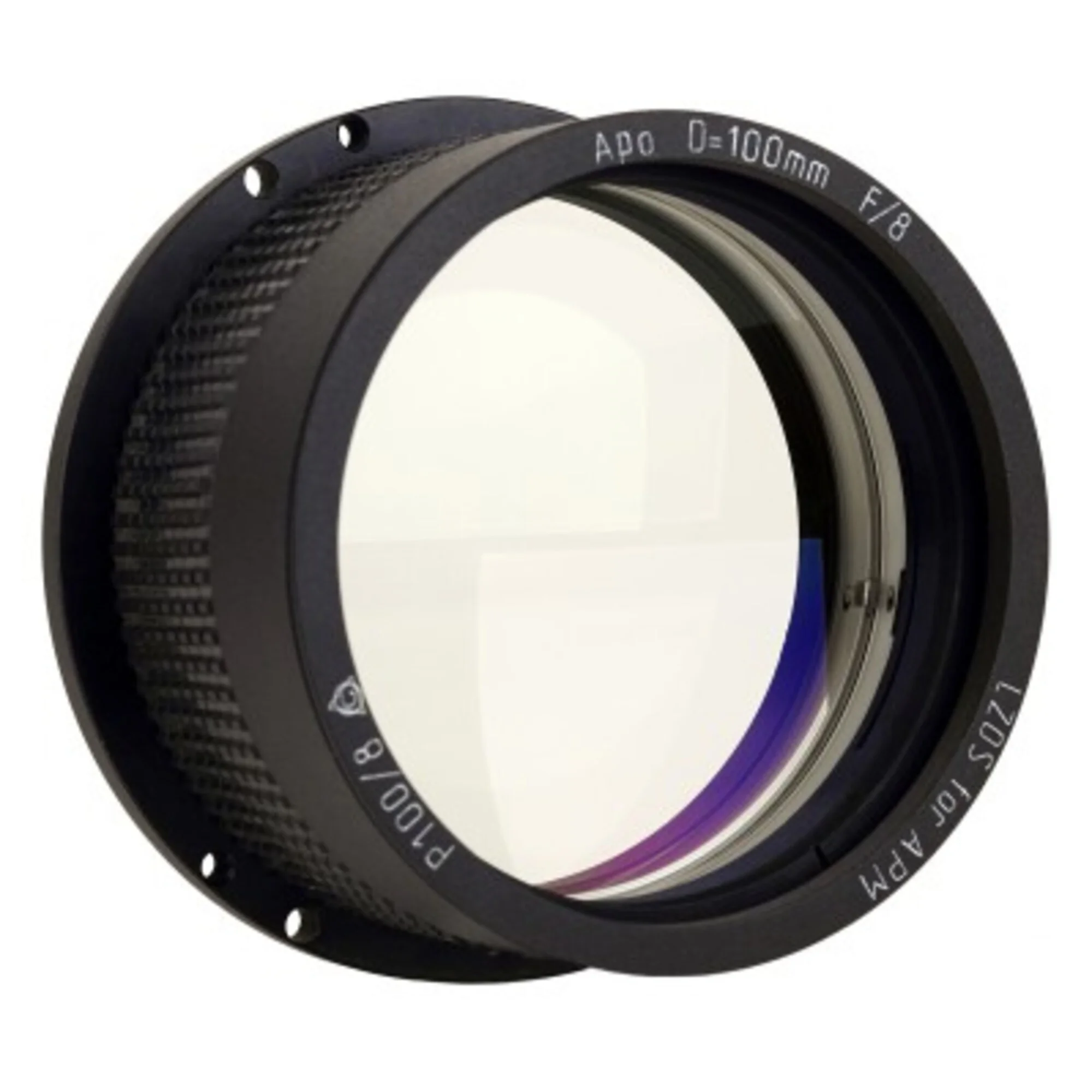 AP 100/800 ED Lentilles Triplet dans le support