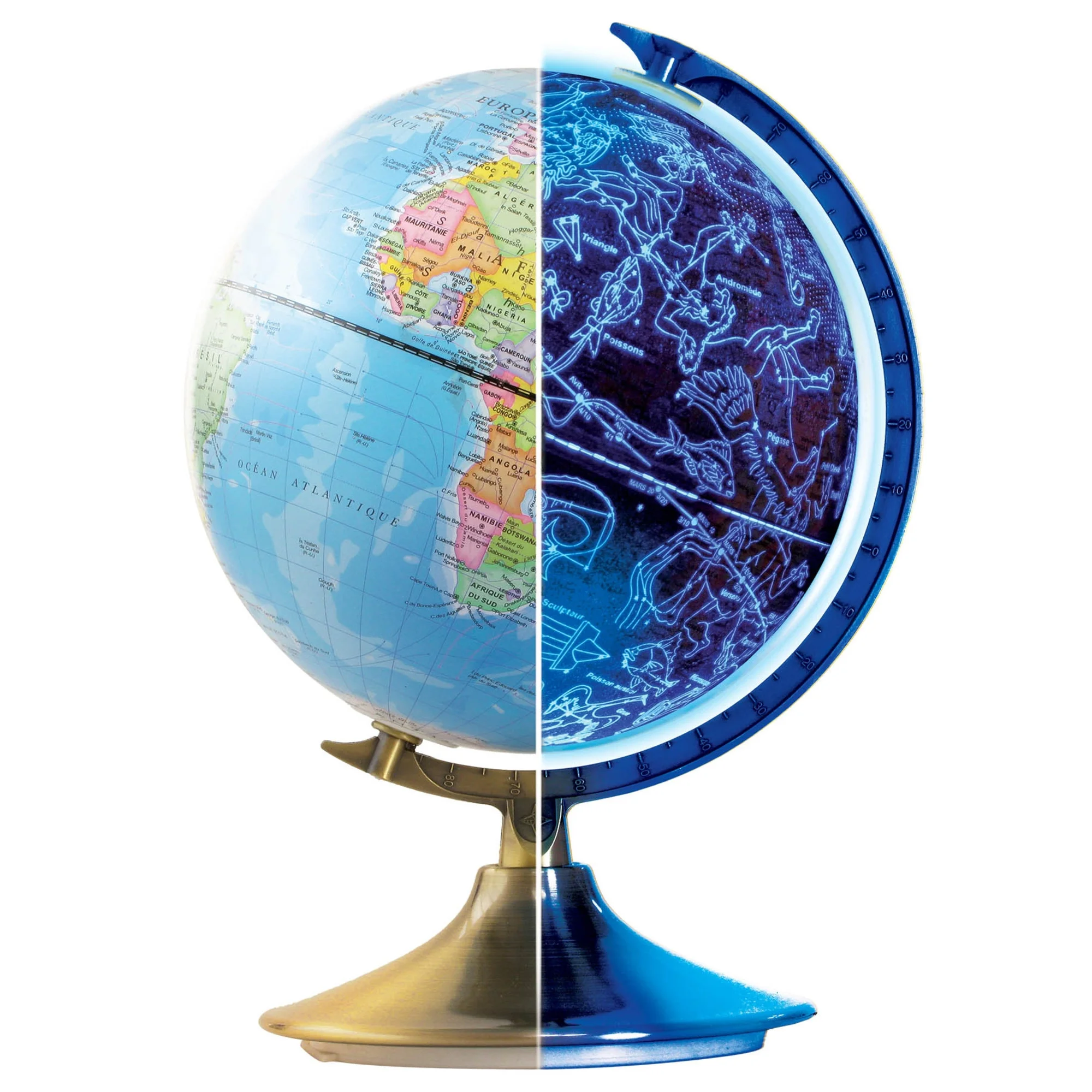 Globe pour enfants  Jour et Nuit français 21cm