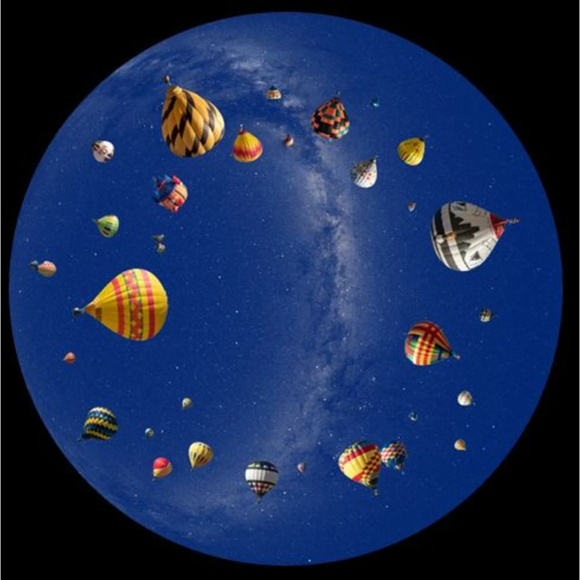 Diapositive pour le Sega Homestar Planetarium Montgolfière Scenic