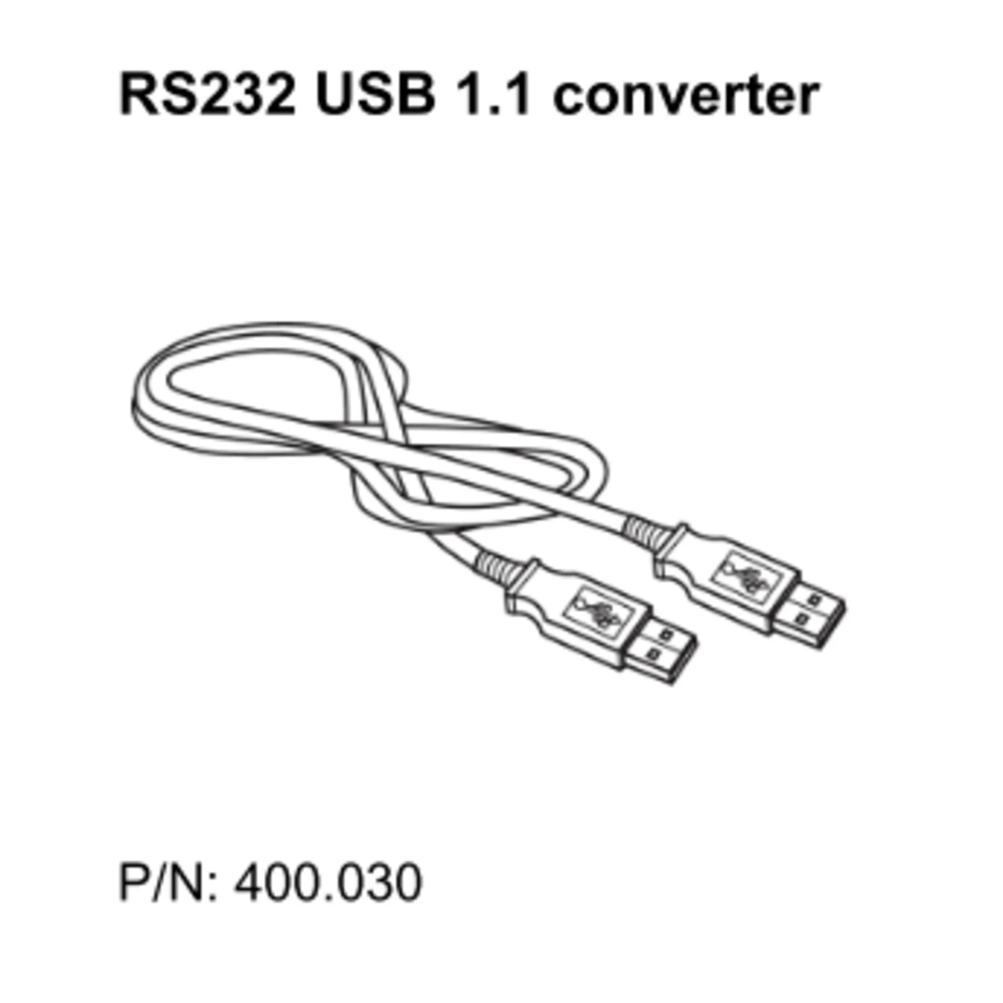 Câble adaptateur RS-232 USB 1.1