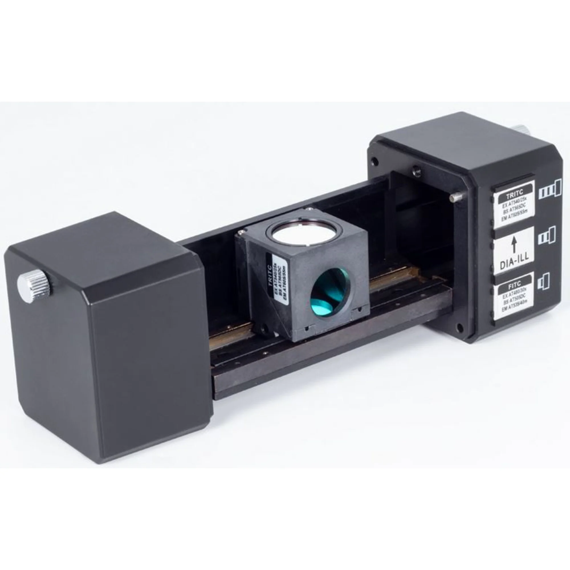 Fluorescence épi avec cassette filtrante pour AE