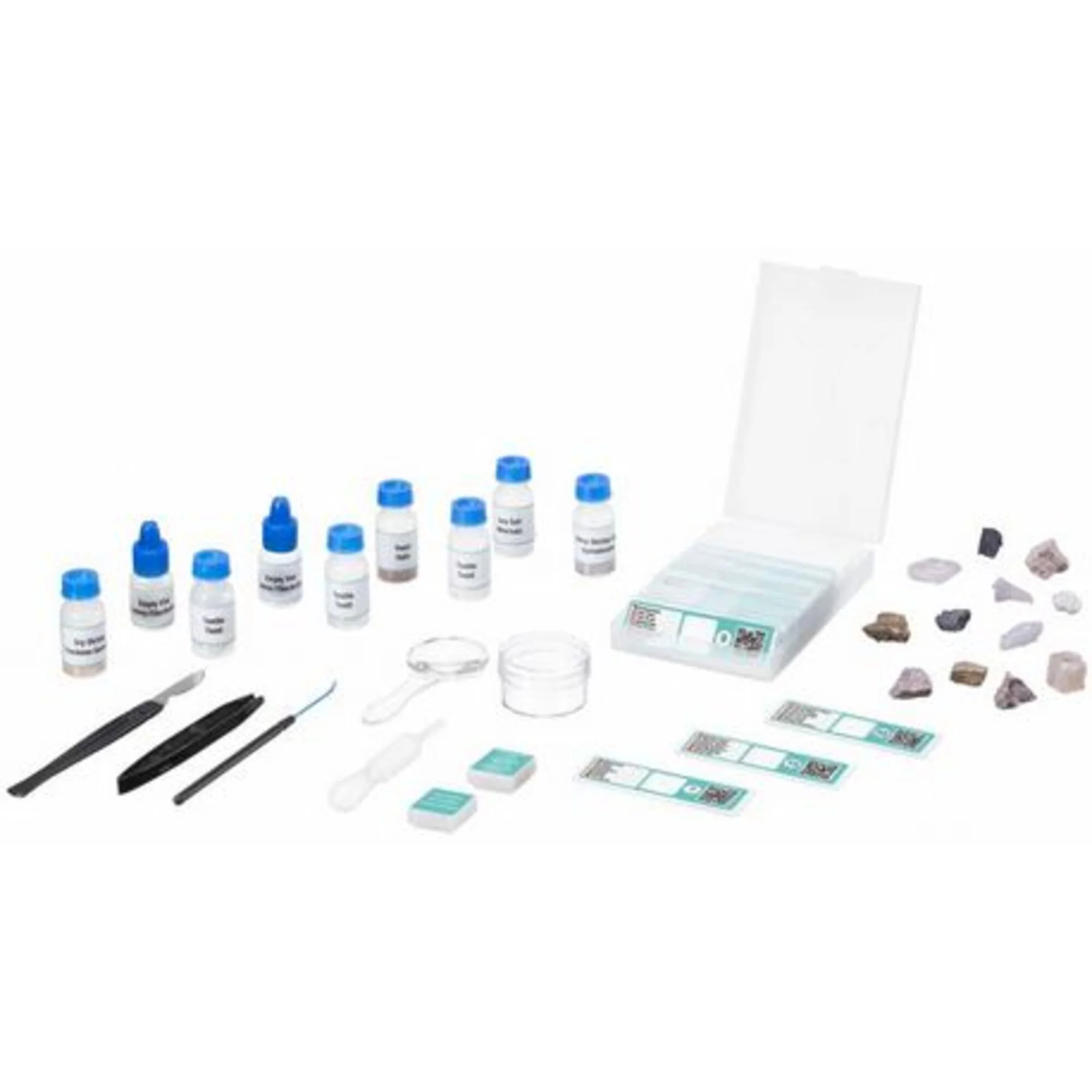 Kit d'accessoires de microscopie intelligente avec codes QR