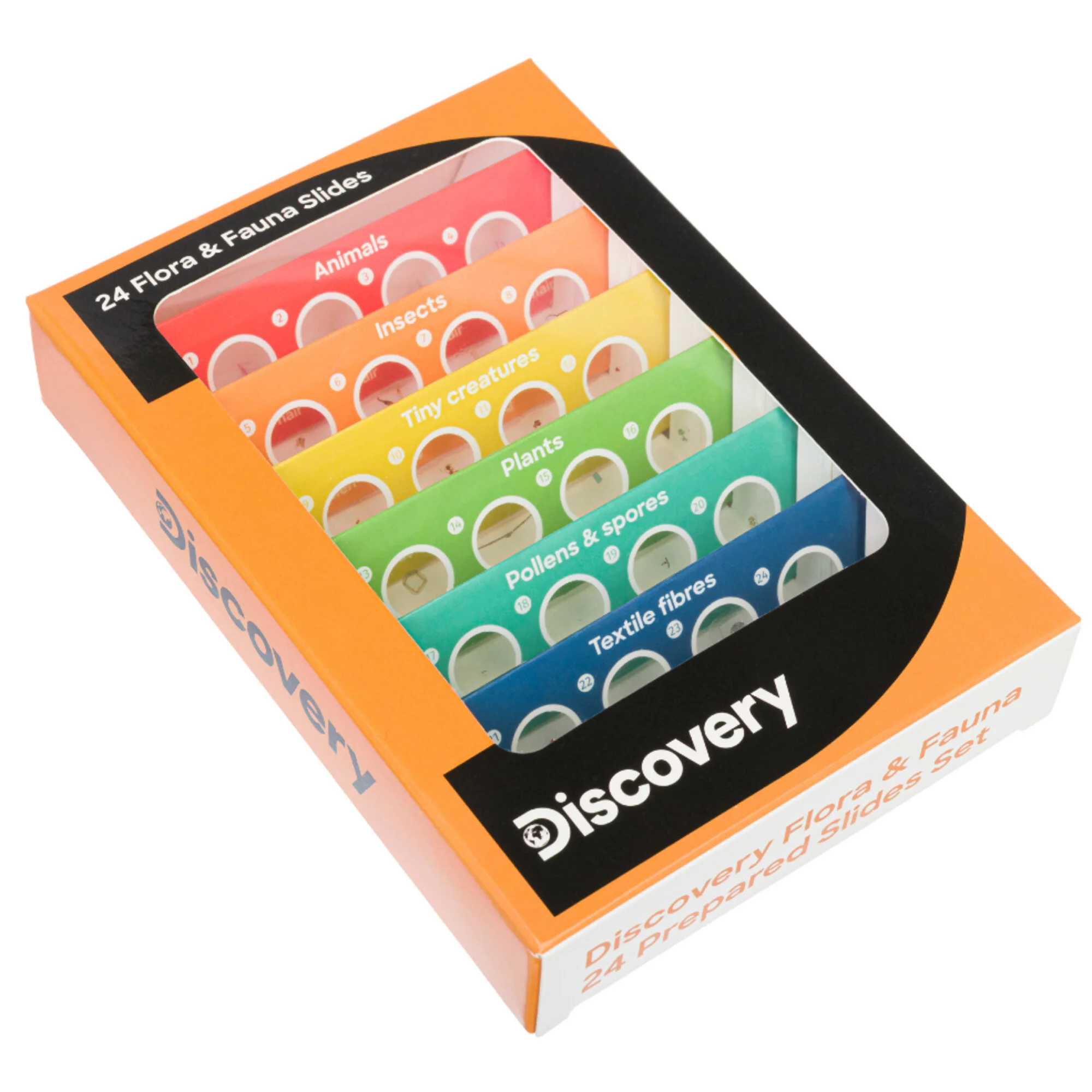 Lames préparées, lot faune et flore 24